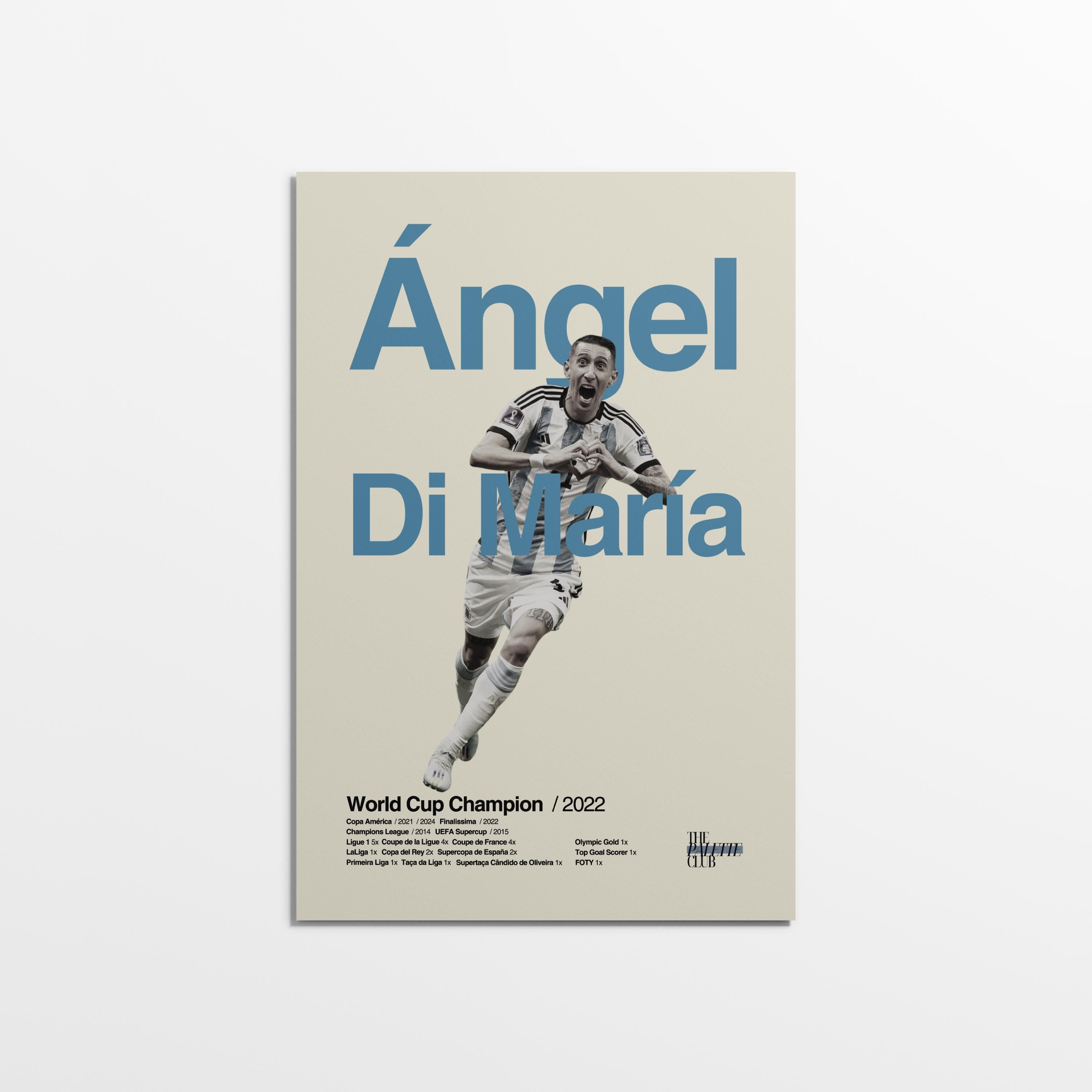 Angel Di Maria Argentina World Cup Print v2