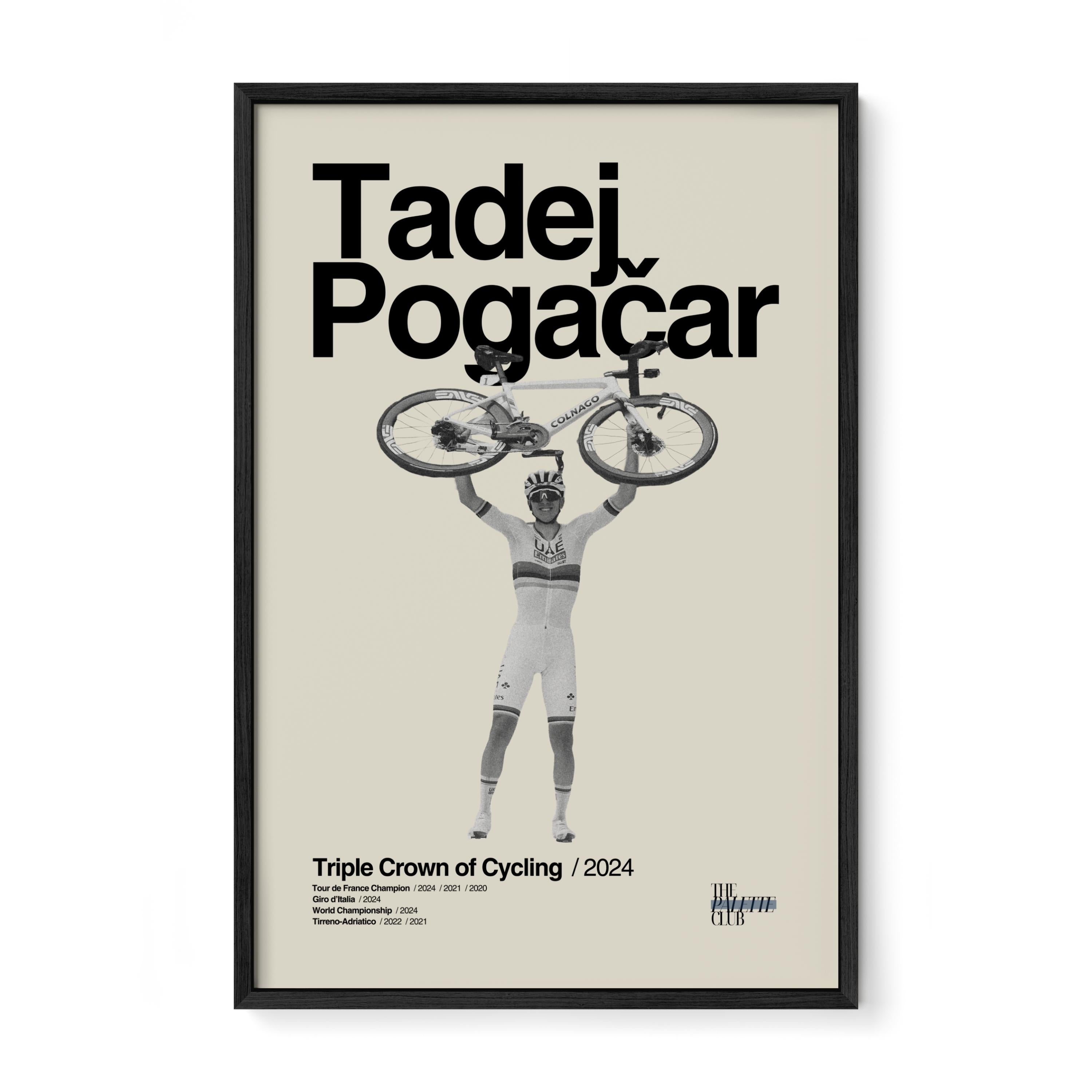 Tadej Pogačar Tour de France Print v2