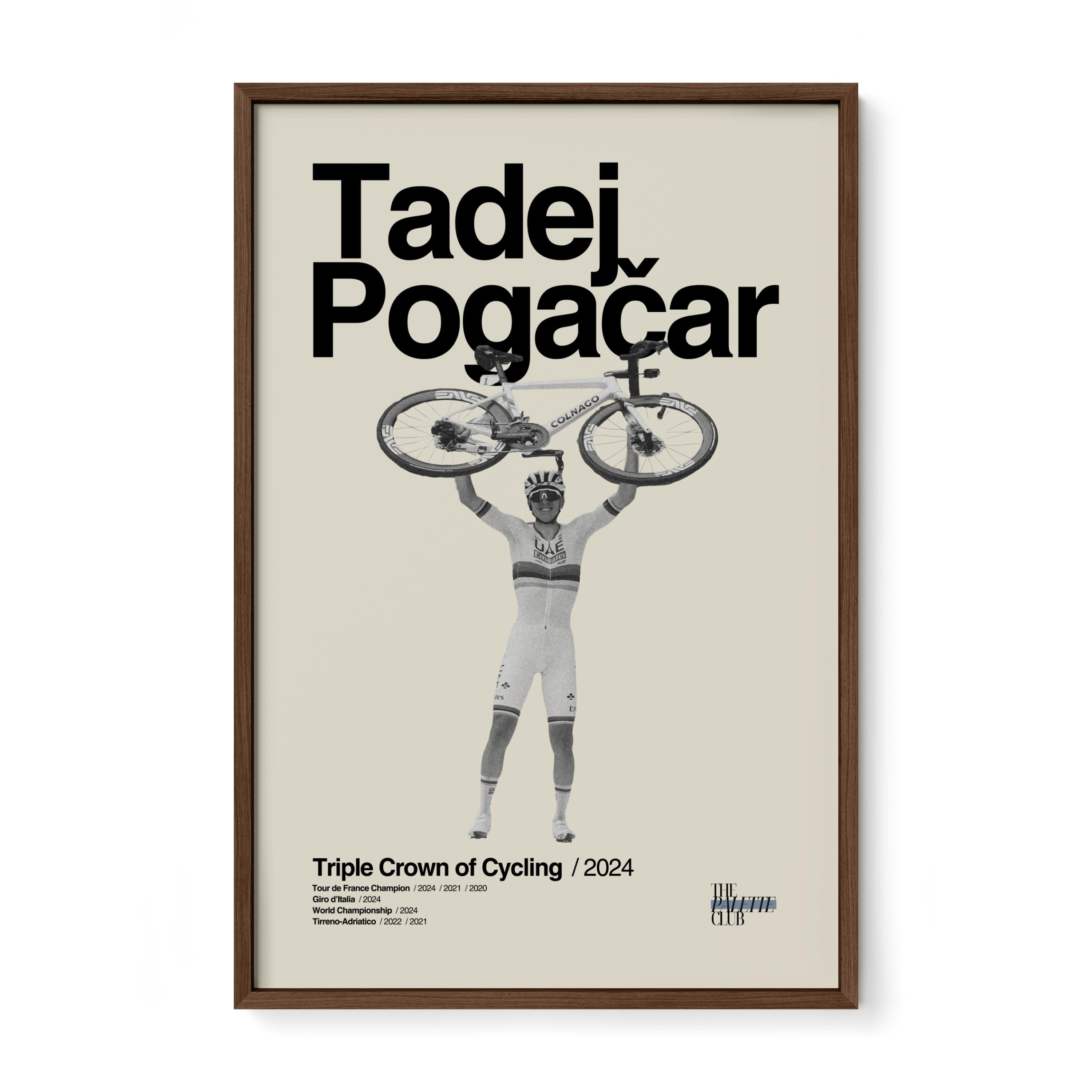 Tadej Pogačar Tour de France Print v2