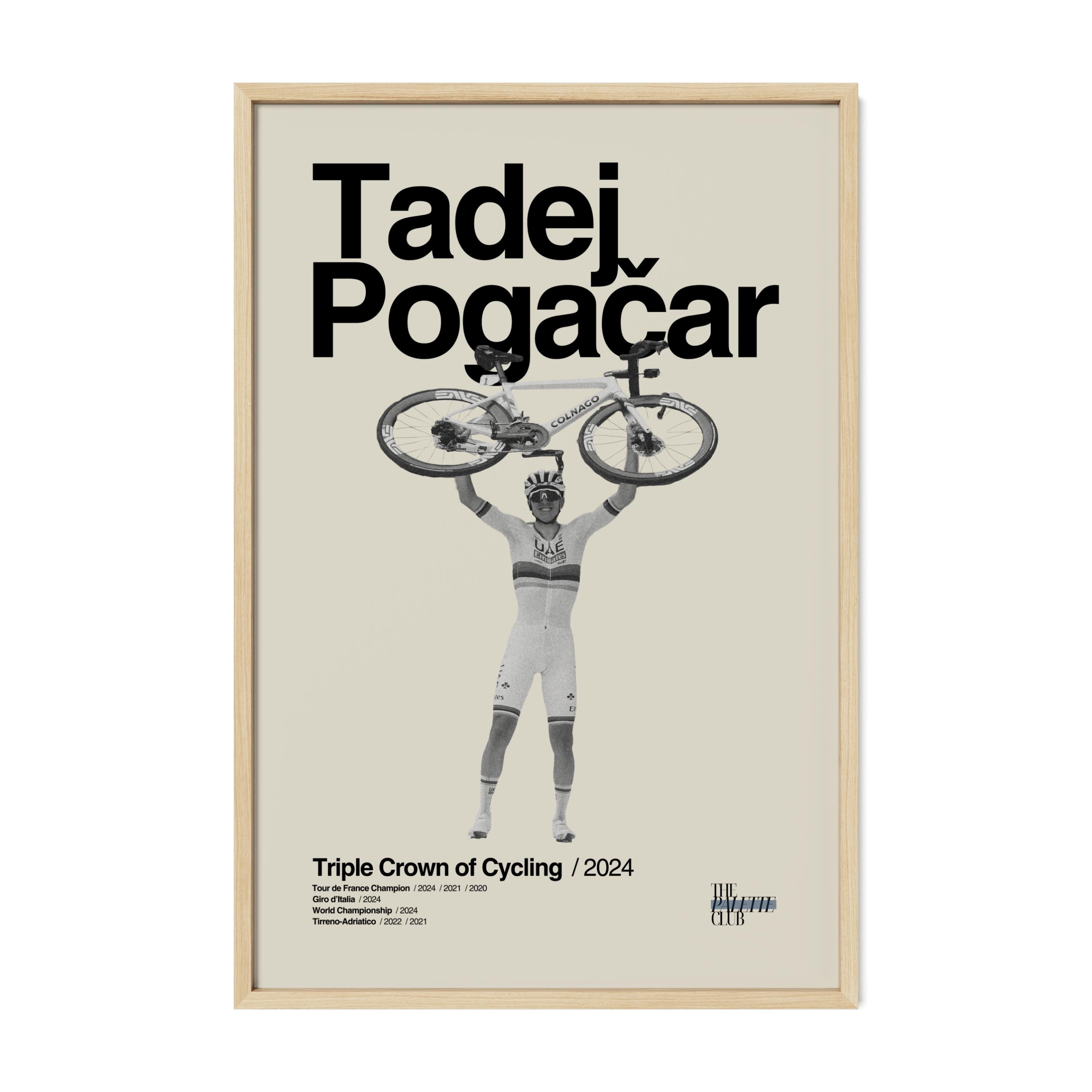 Tadej Pogačar Tour de France Print v2