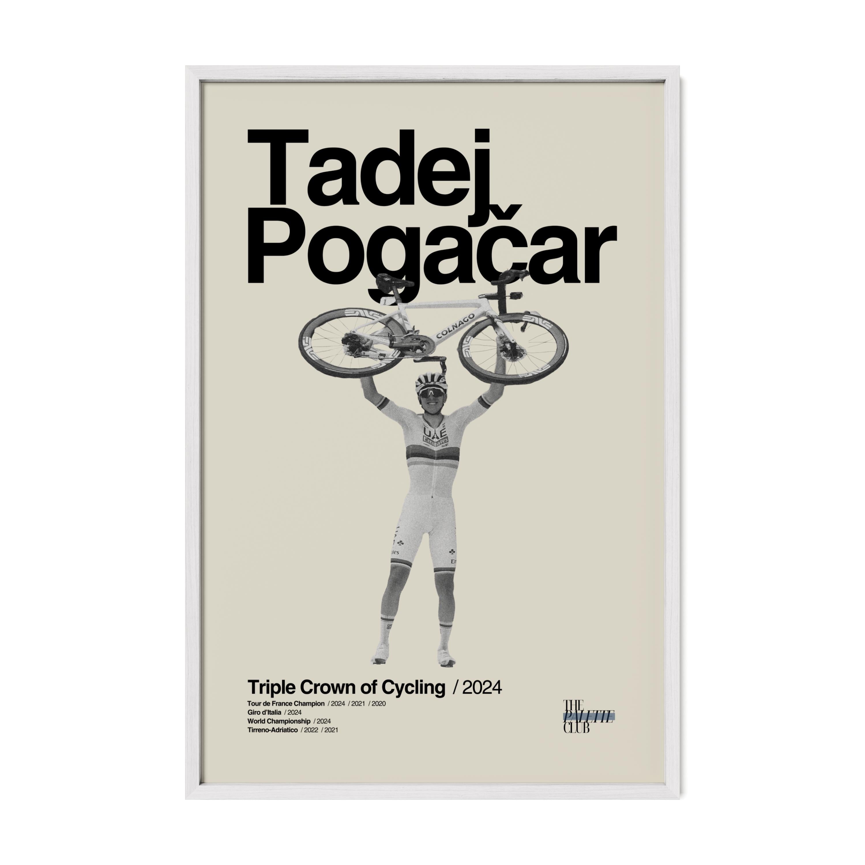 Tadej Pogačar Tour de France Print v2