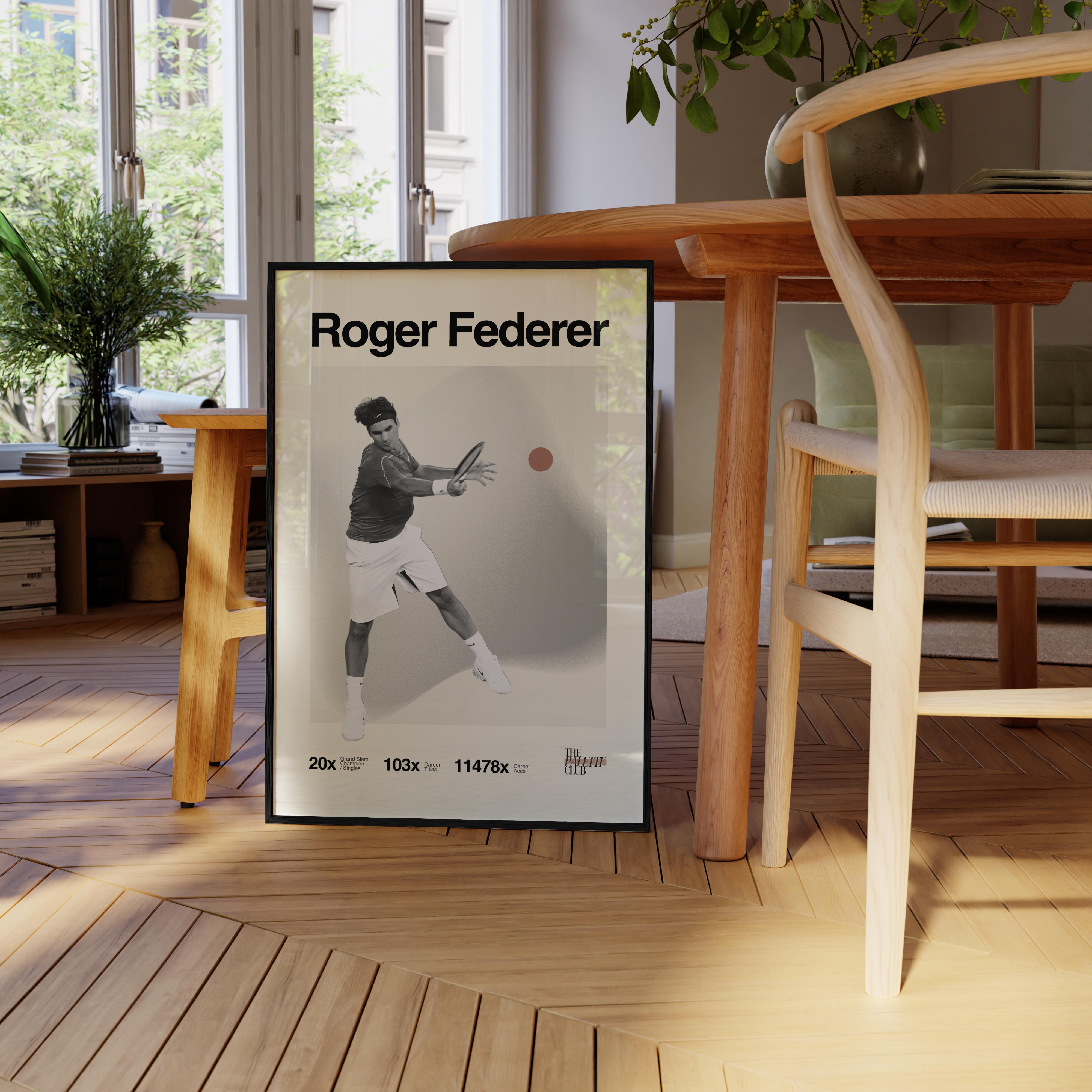 Roger Federer Print v1