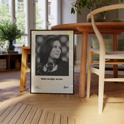 Kamala Harris "When We Fight, We Win" Print