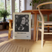Kamala Harris "When We Fight, We Win" Print