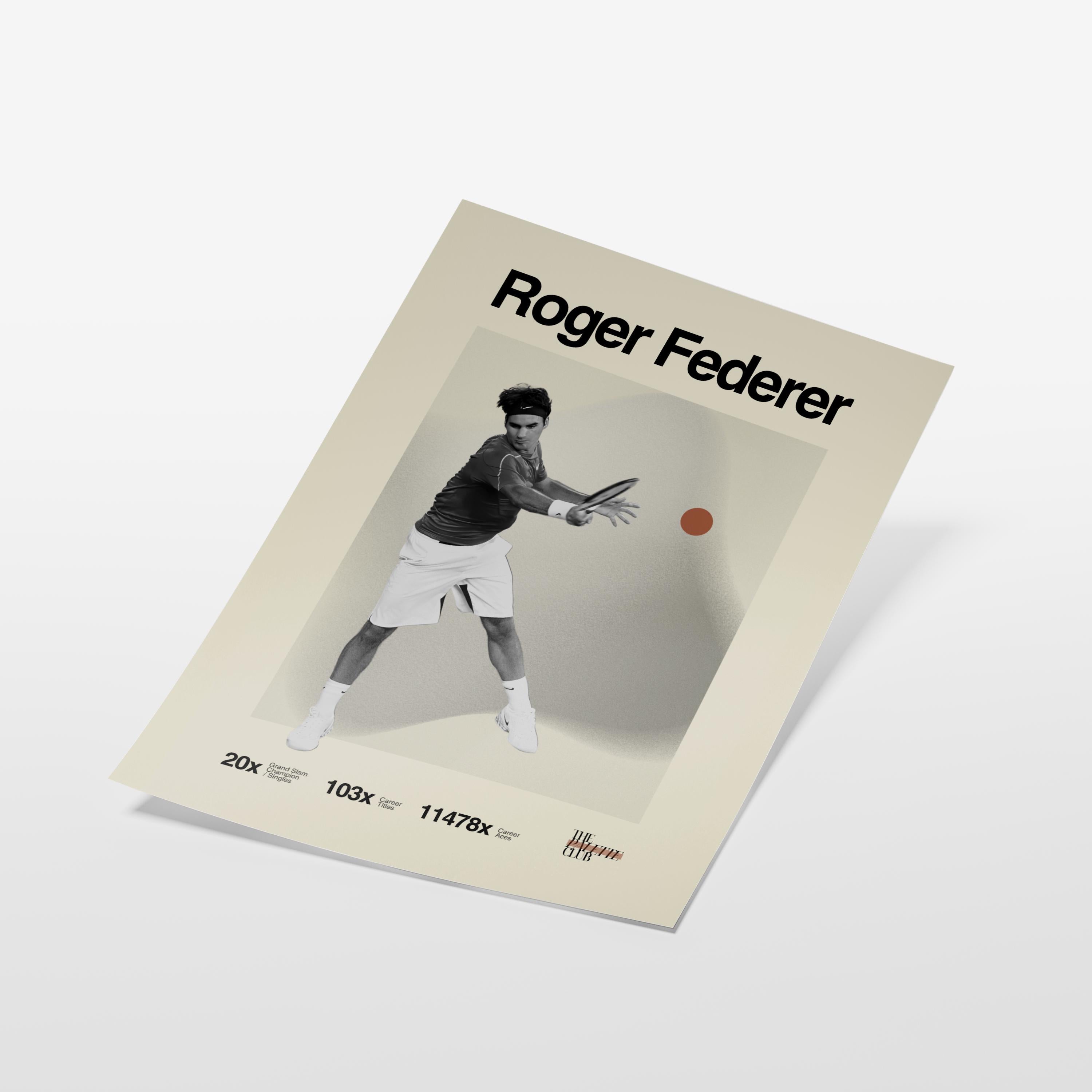 Roger Federer Print v1