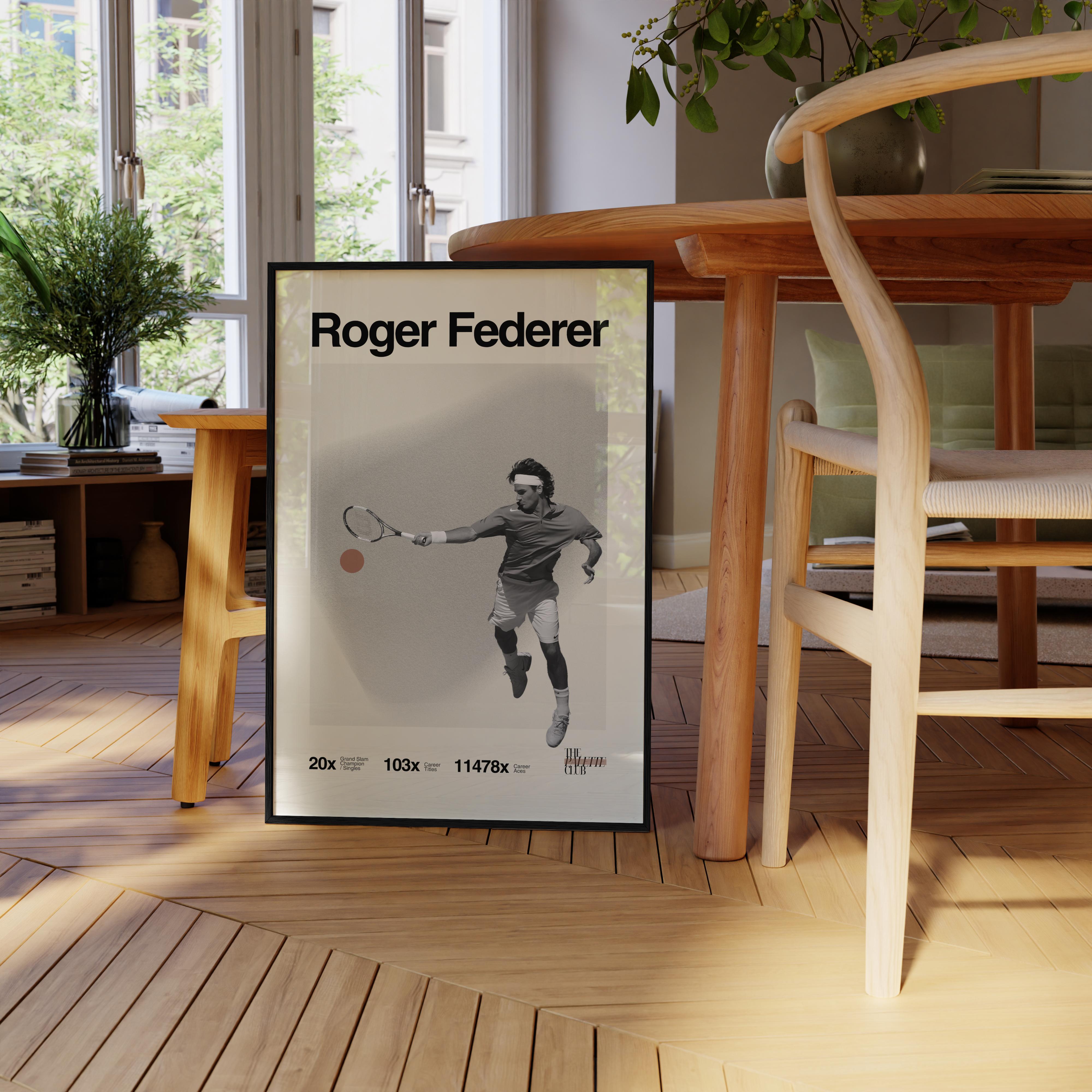 Roger Federer Print v2