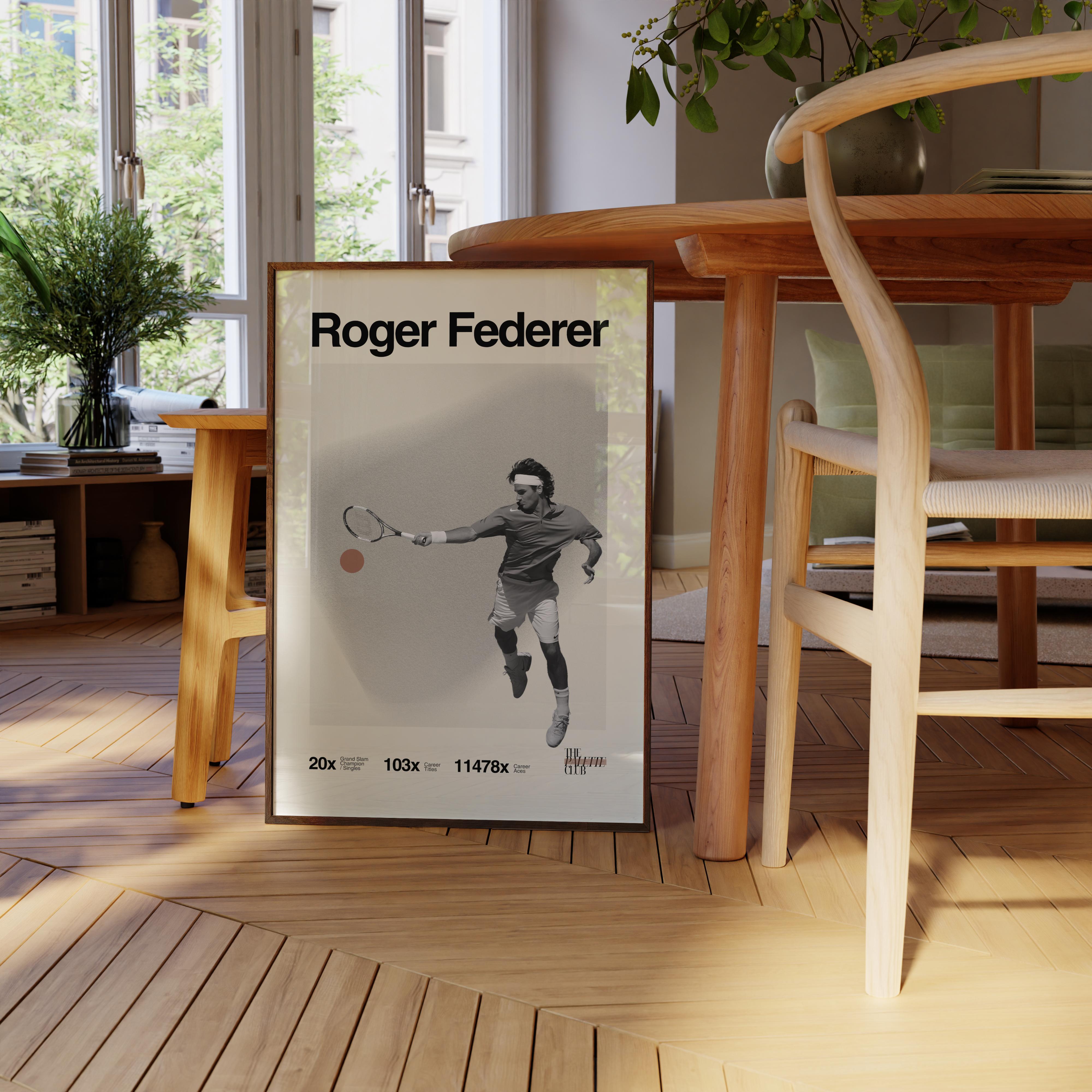 Roger Federer Print v2