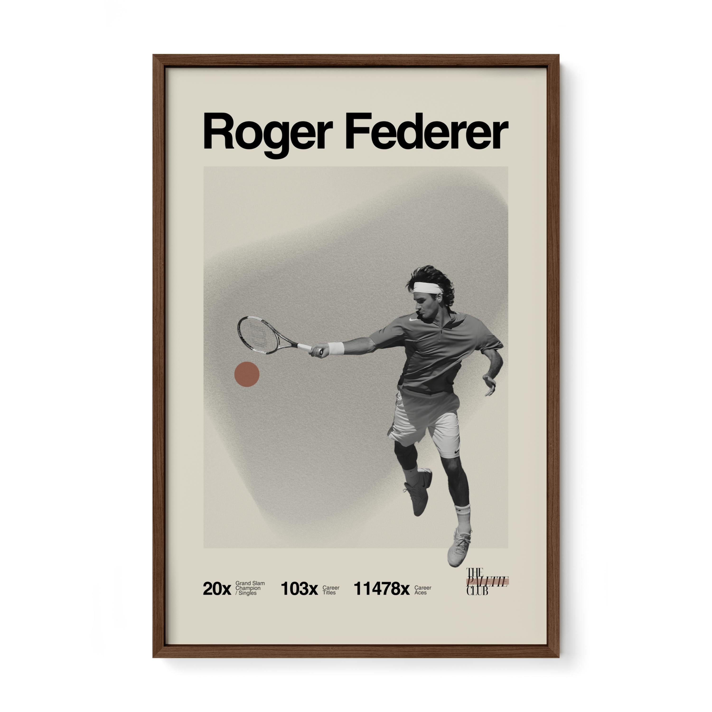 Roger Federer Print v2