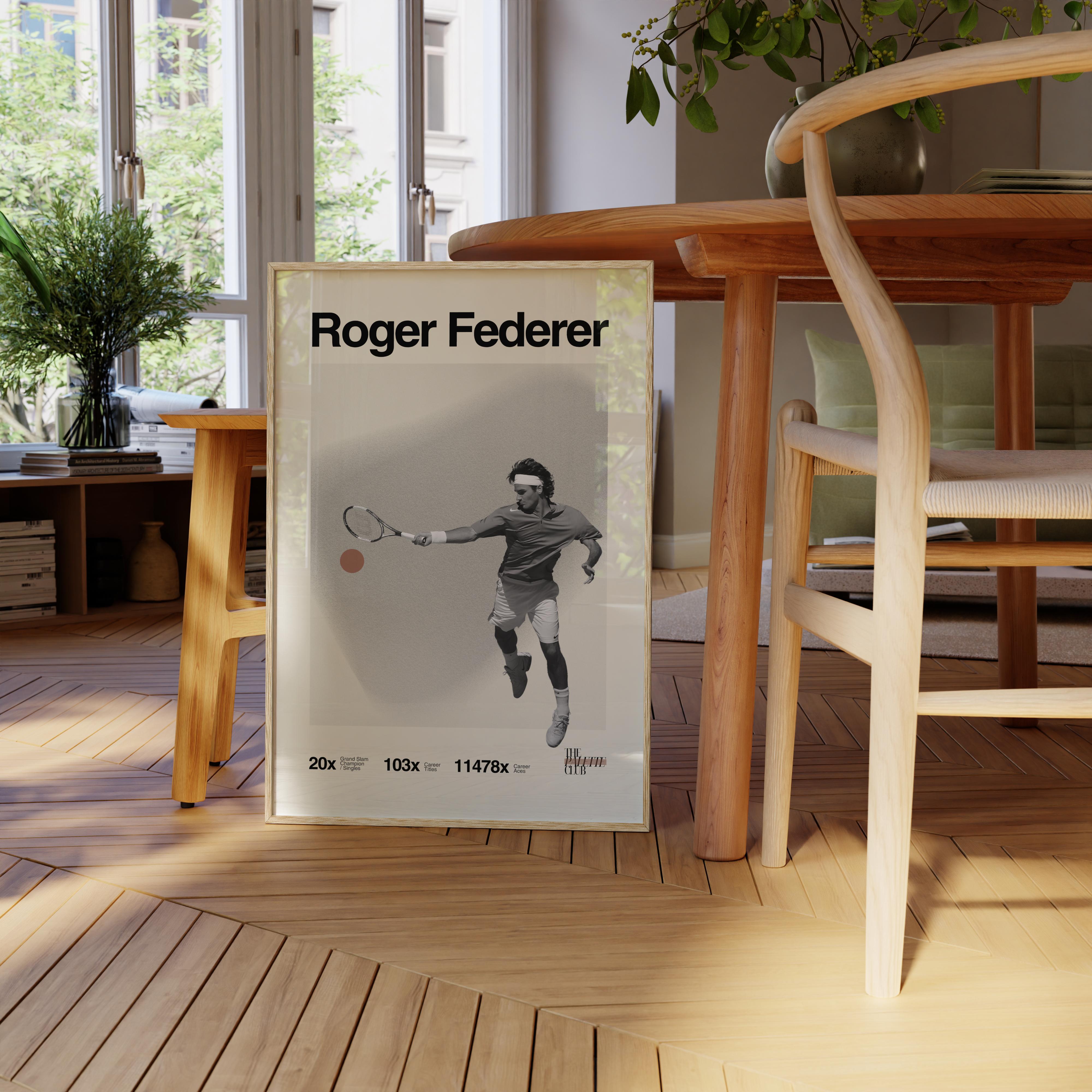 Roger Federer Print v2