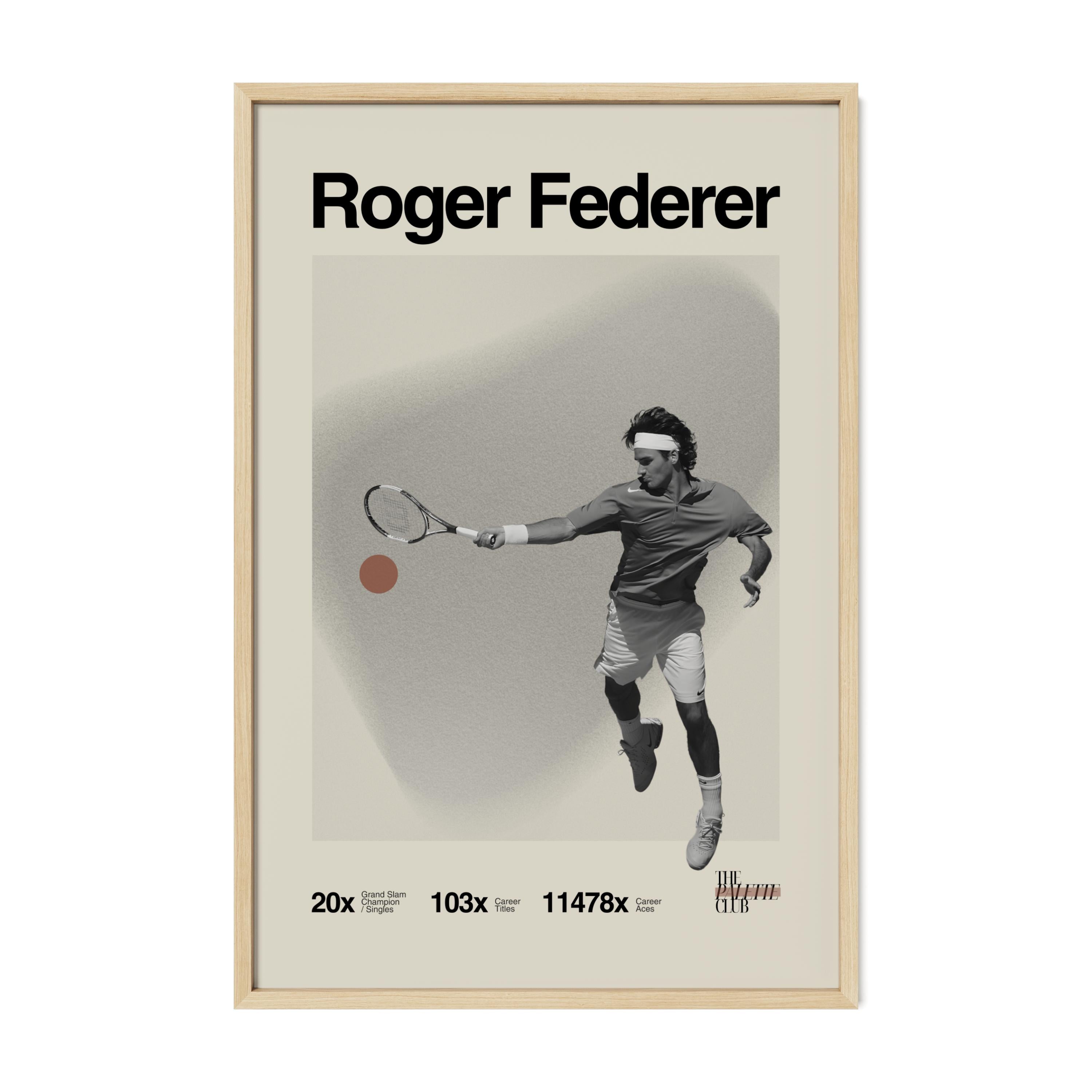 Roger Federer Print v2