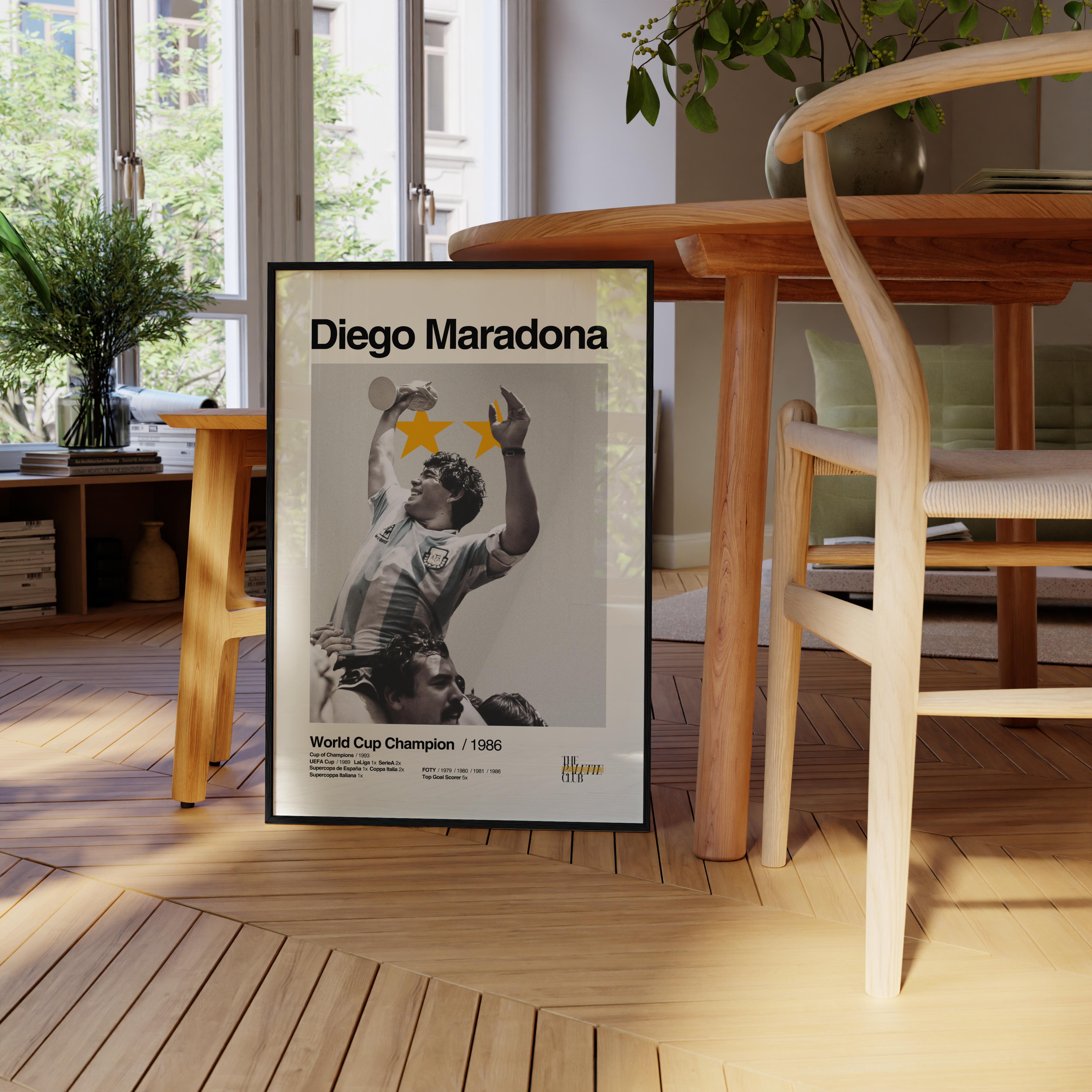Diego Maradona Argentina World Cup Print