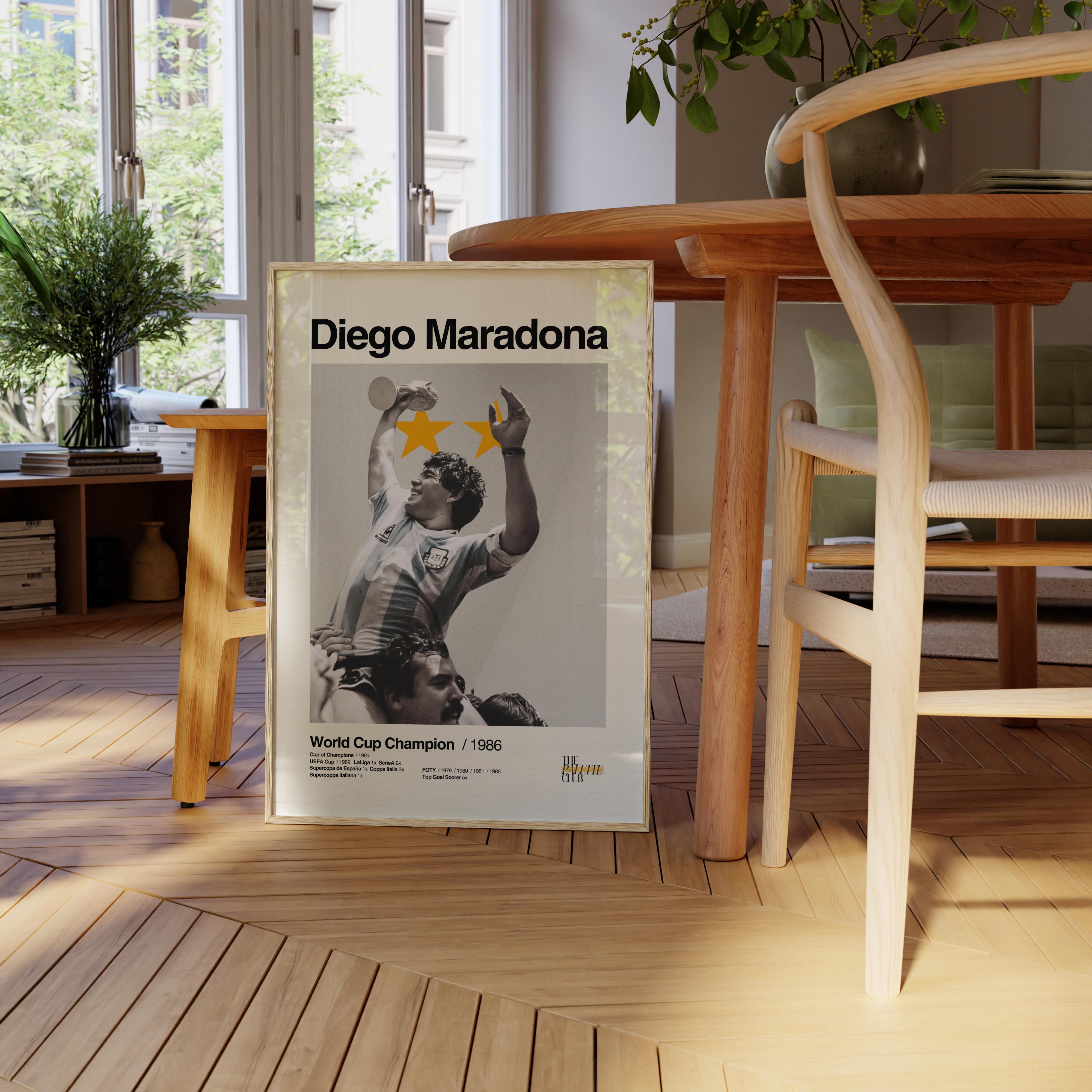 Diego Maradona Argentina World Cup Print