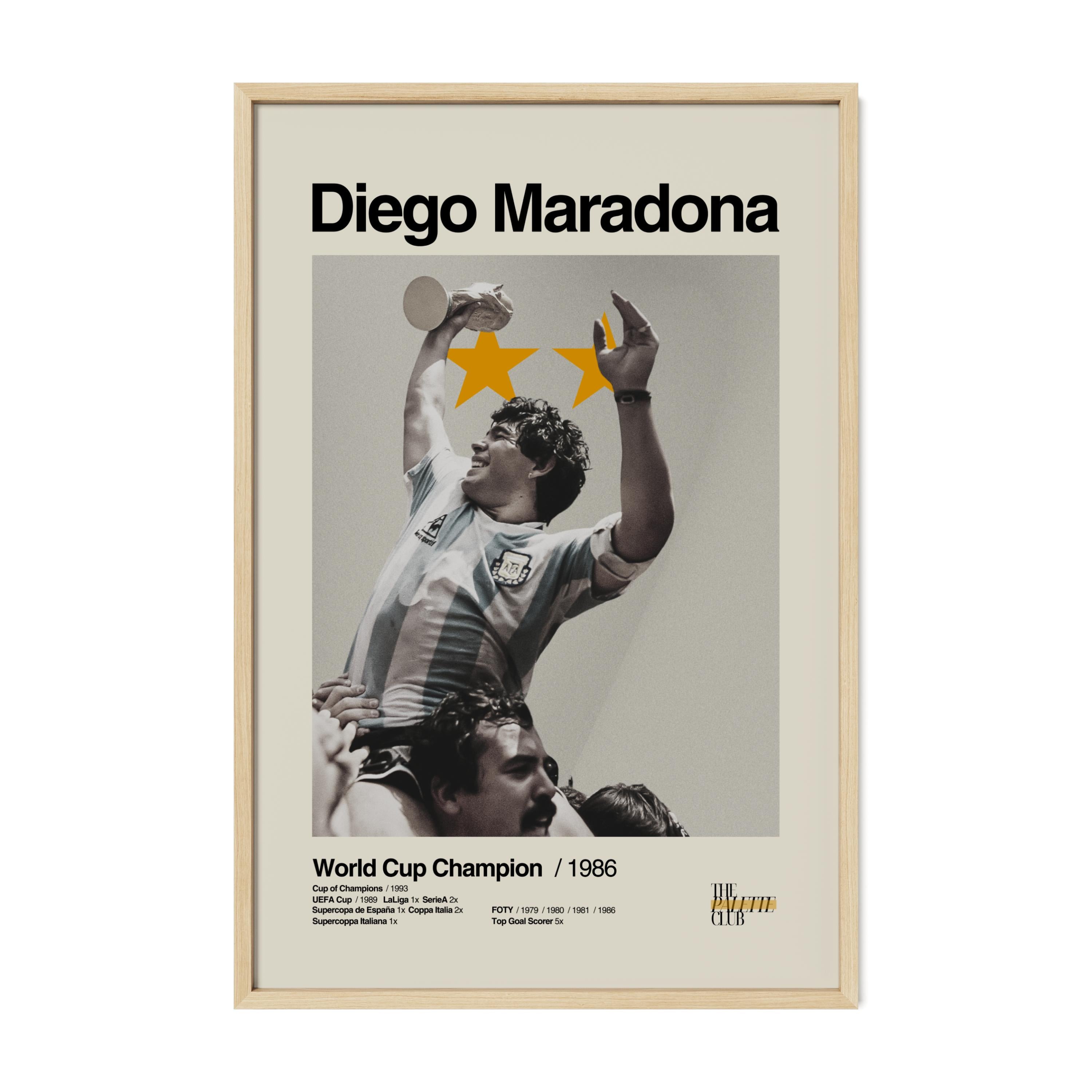 Diego Maradona Argentina World Cup Print