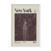 New York City Nighttime Skyline Print v2