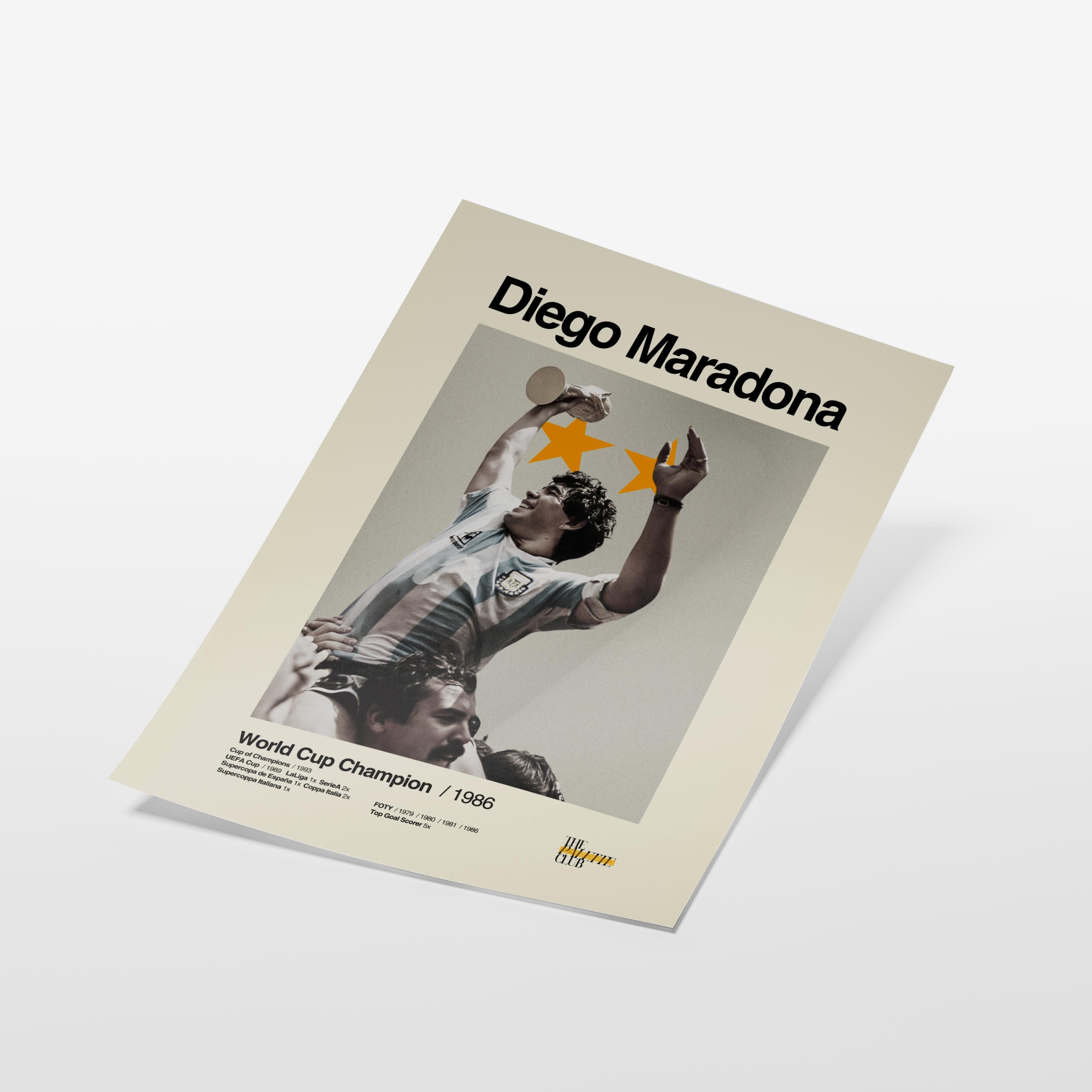 Diego Maradona Argentina World Cup Print