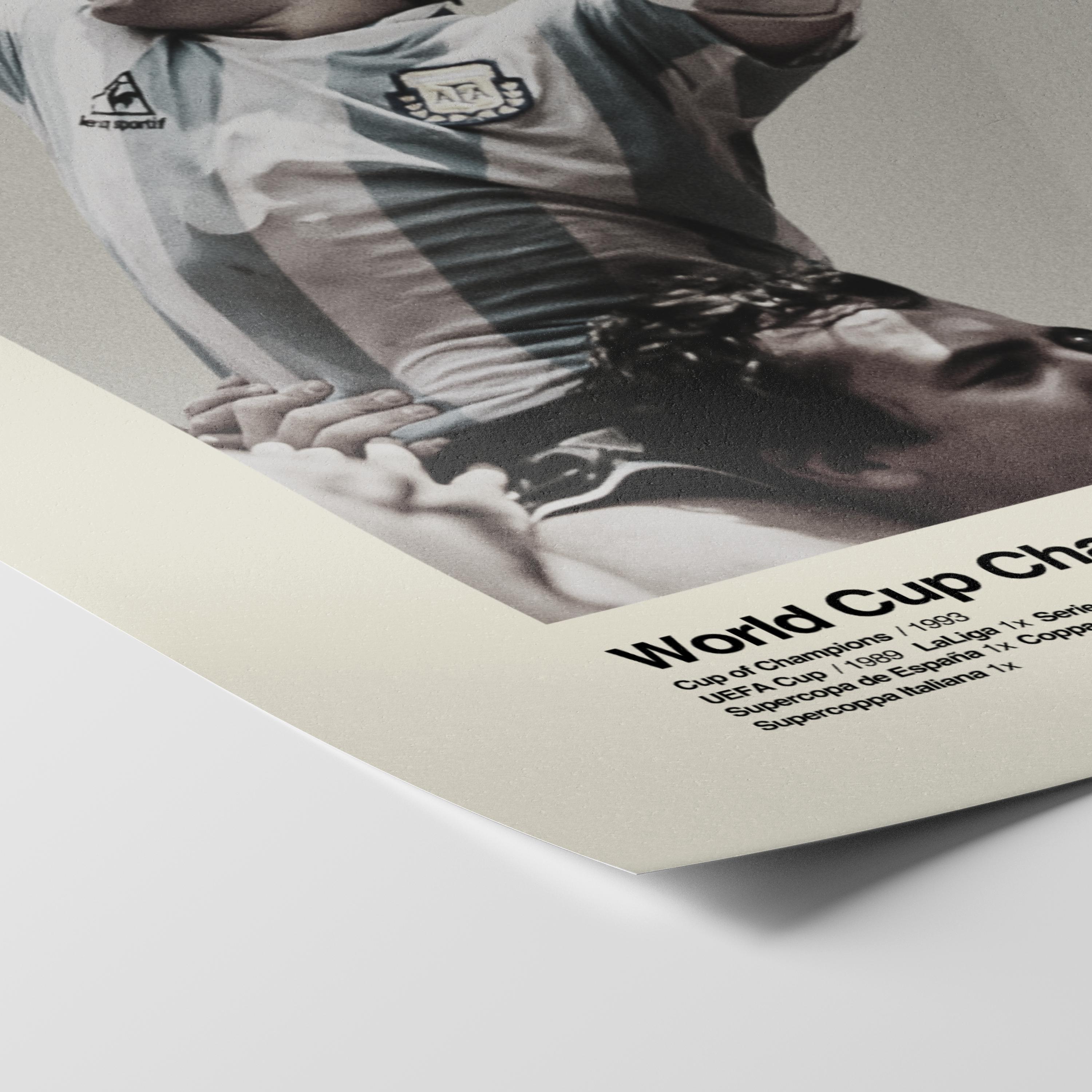 Diego Maradona Argentina World Cup Print