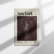 New York City Nighttime Skyline Print v2