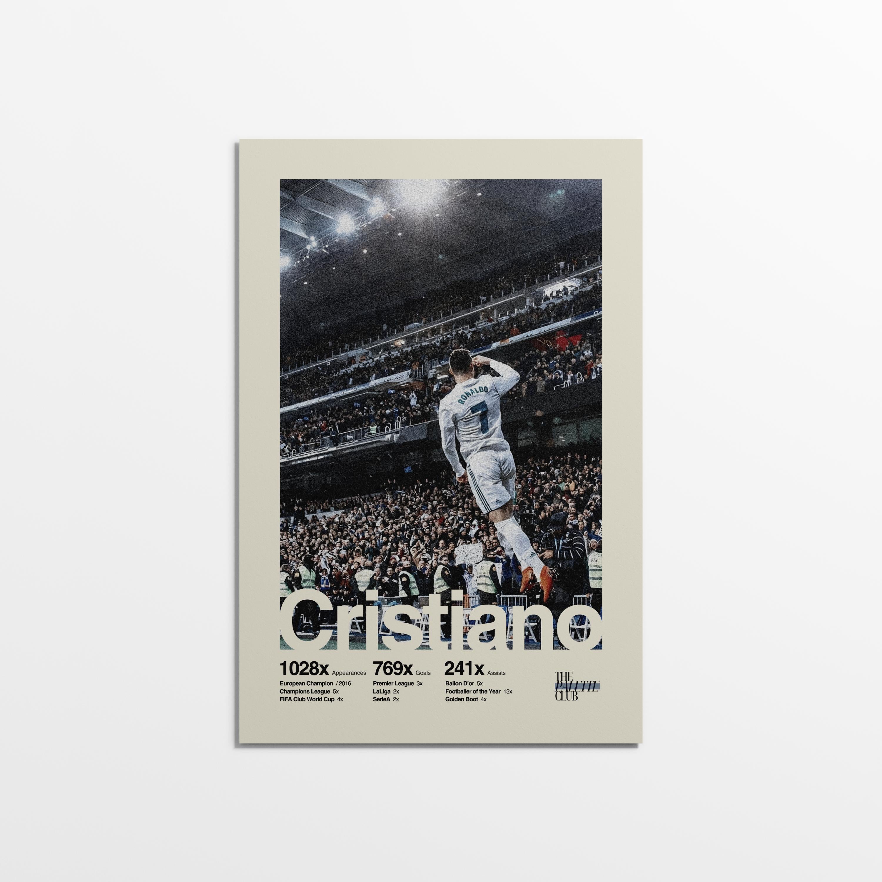Cristiano Ronaldo Real Madrid Print v2