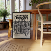 LA Dodgers 2024 World Series Celebration Poster