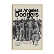 LA Dodgers 2024 World Series Celebration Poster