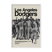 LA Dodgers 2024 World Series Celebration Poster