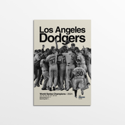 LA Dodgers 2024 World Series Celebration Poster