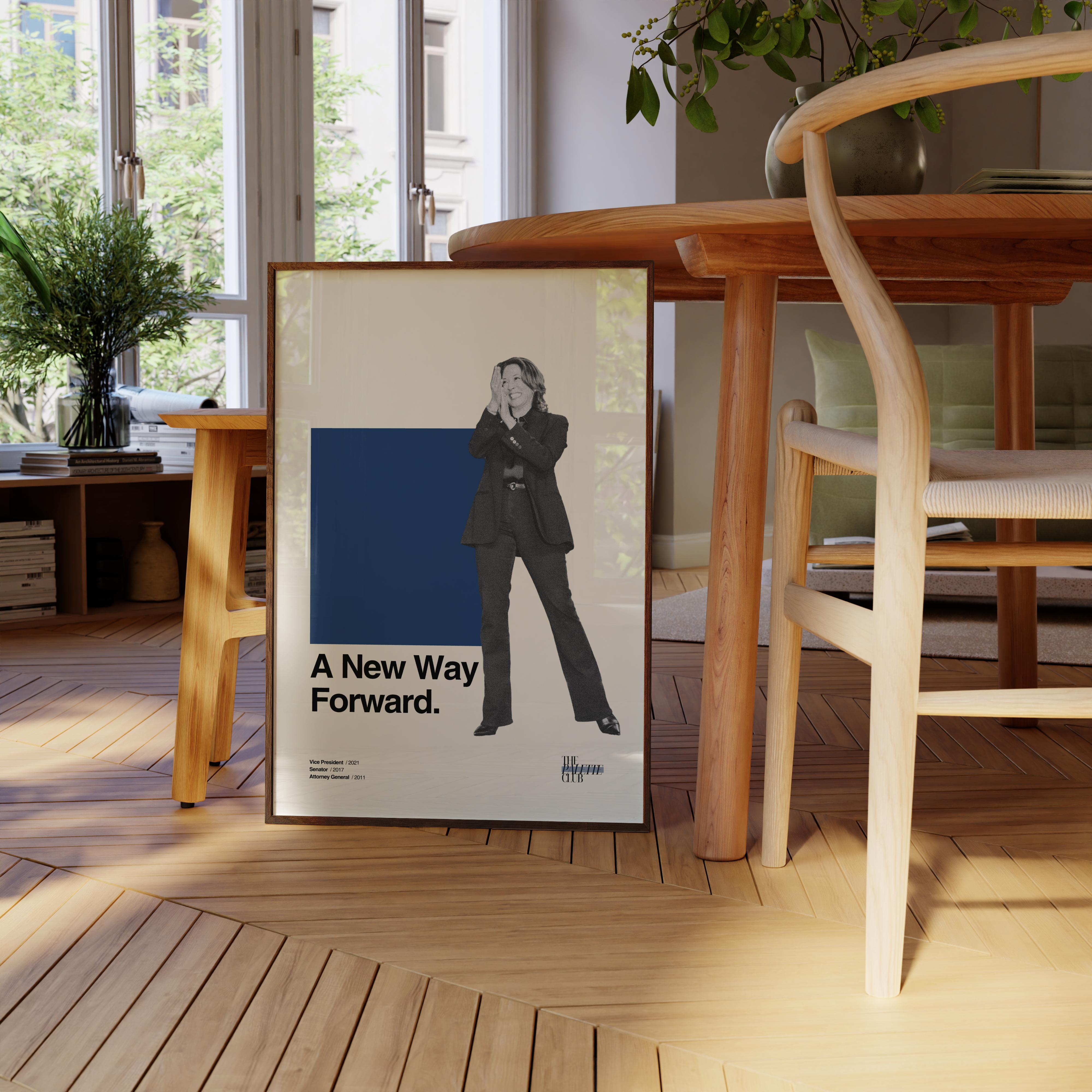 Kamala Harris "A New Way Forward" Poster