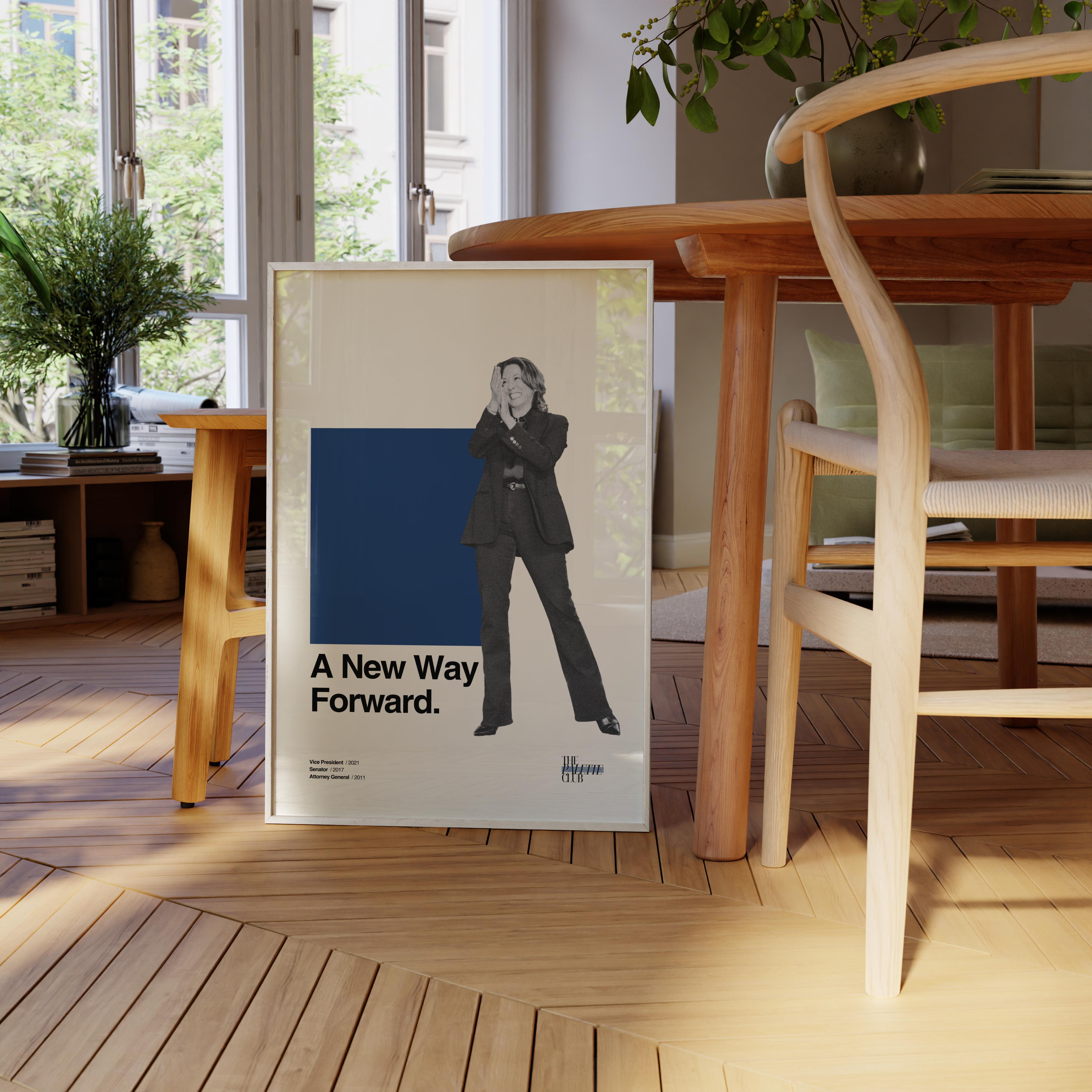 Kamala Harris "A New Way Forward" Poster