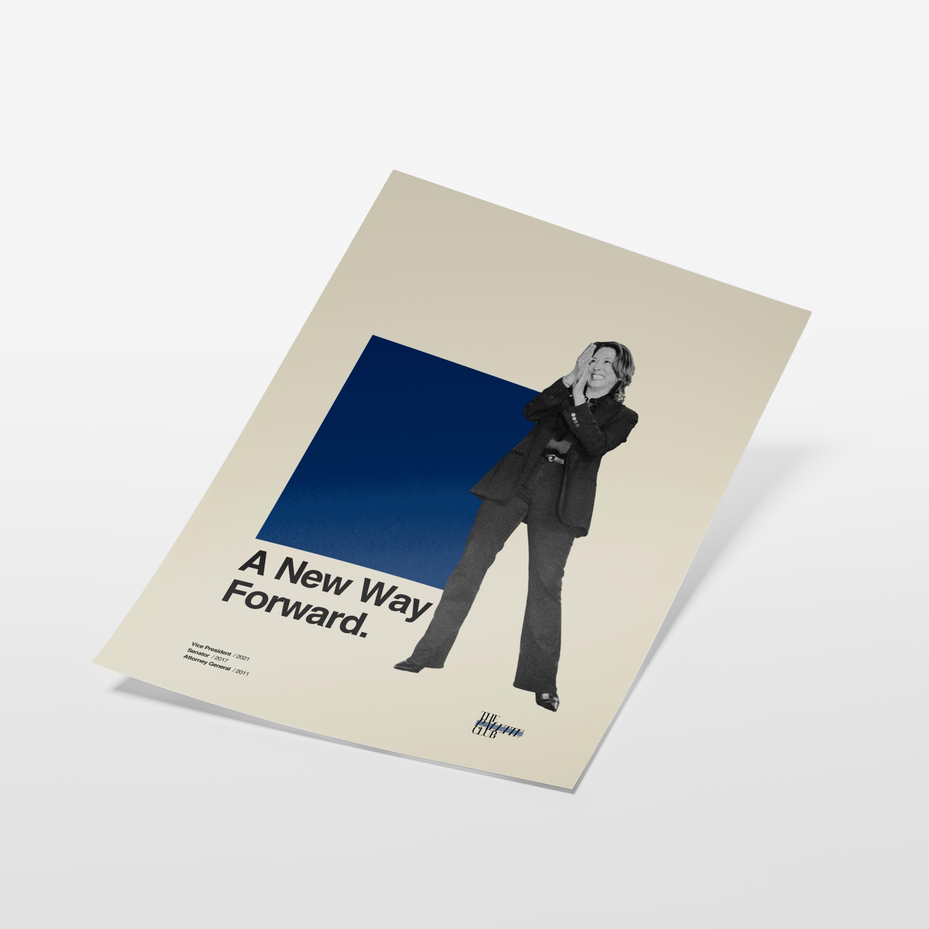 Kamala Harris "A New Way Forward" Poster