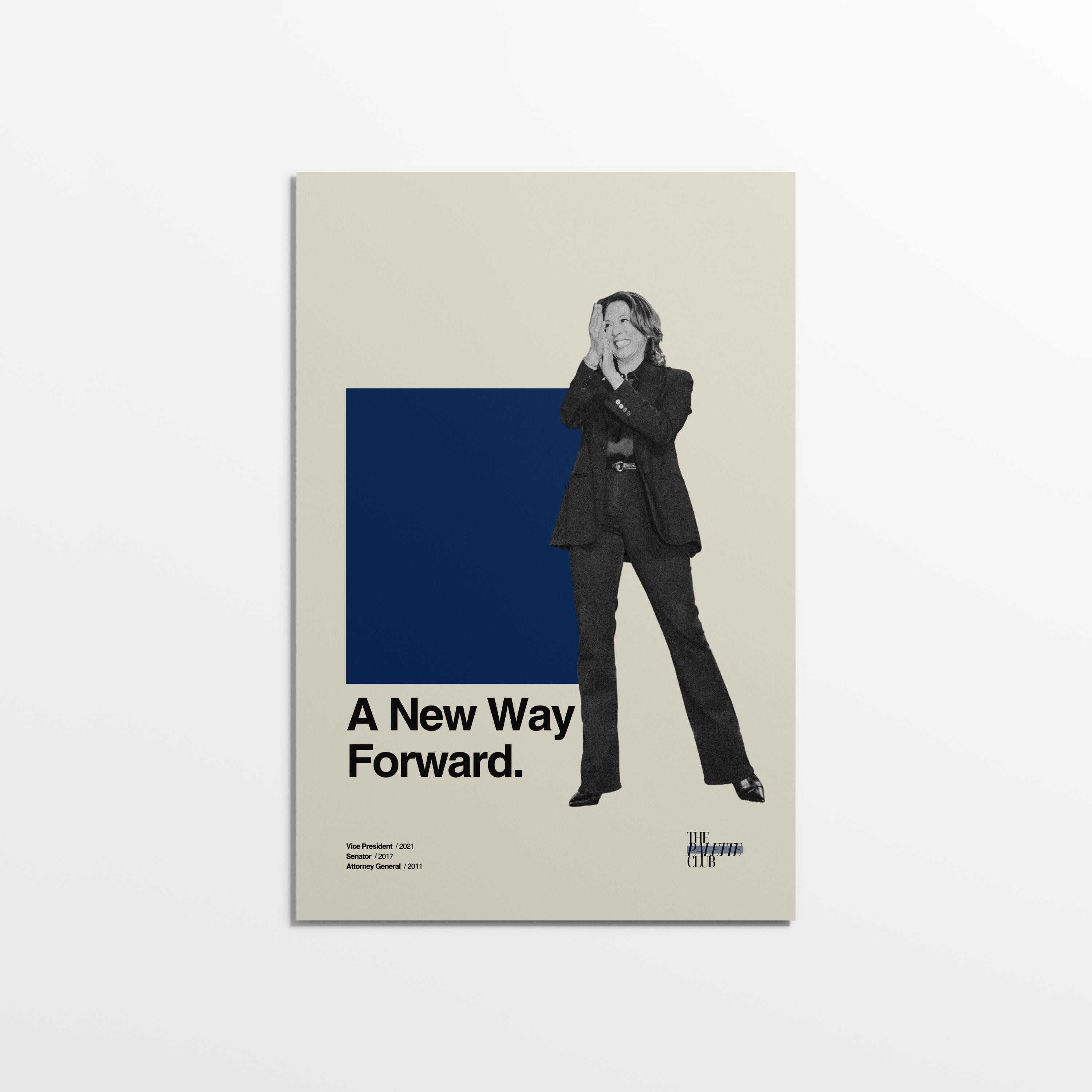 Kamala Harris "A New Way Forward" Poster