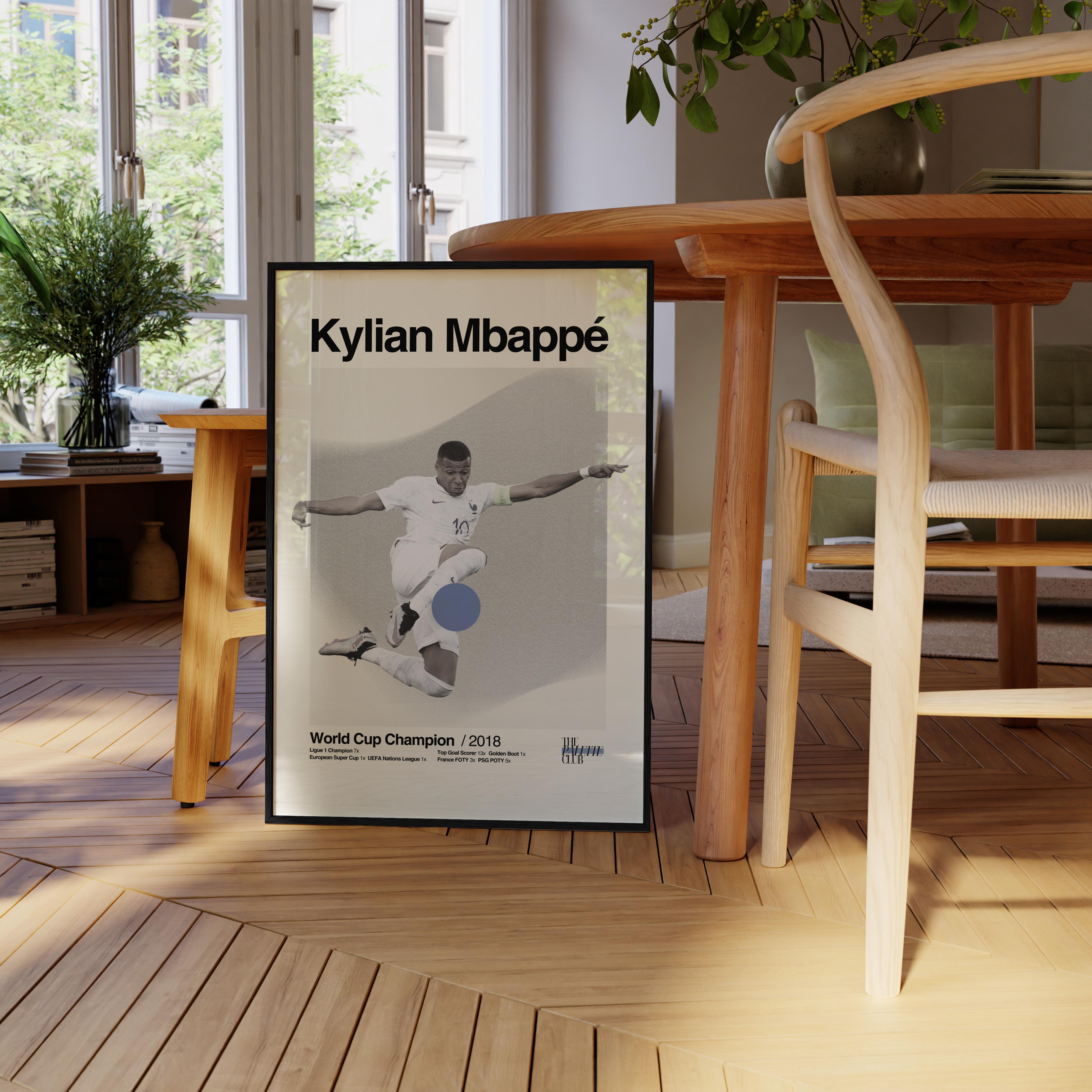 Kylian Mbappé France World Cup Print v1