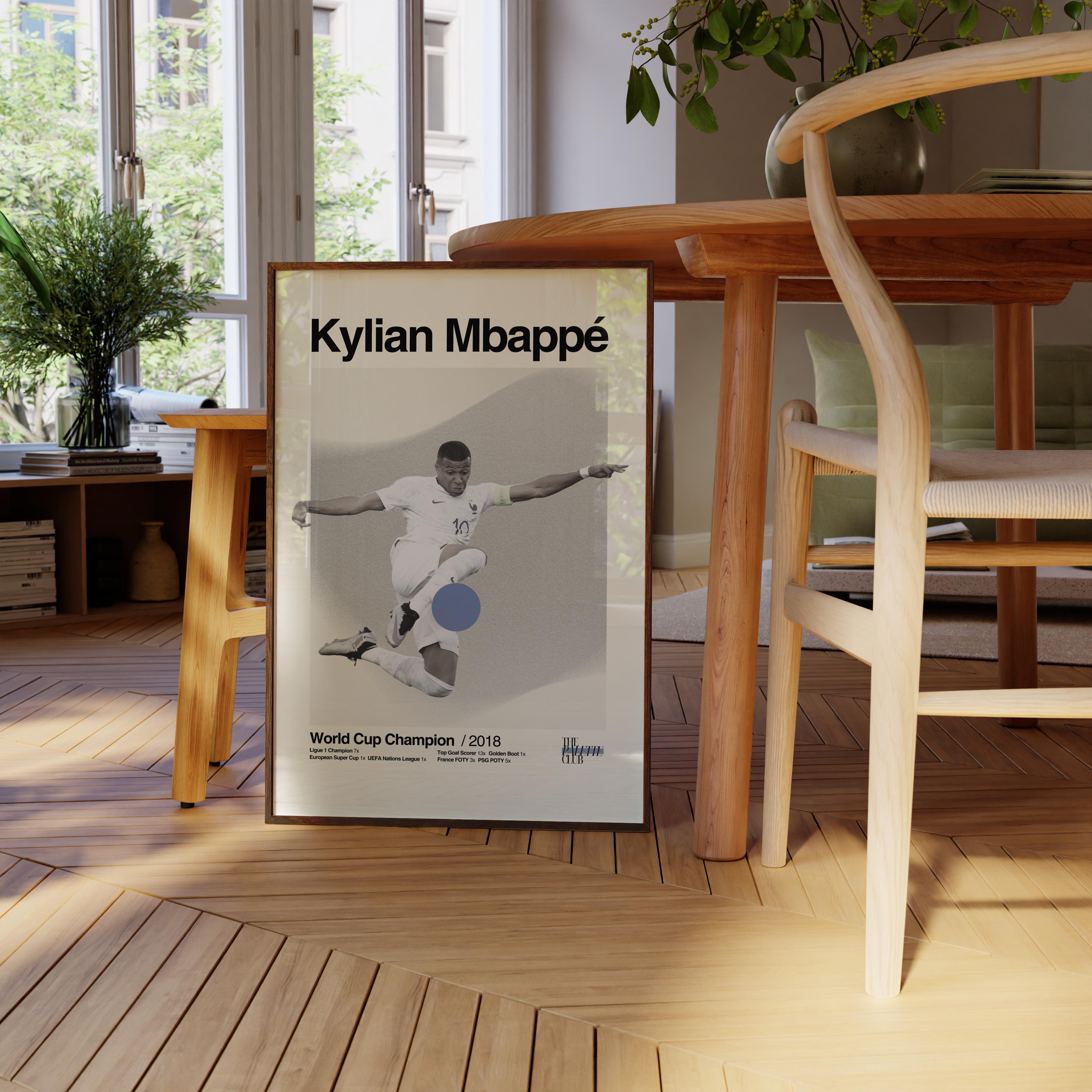 Kylian Mbappé France World Cup Print v1