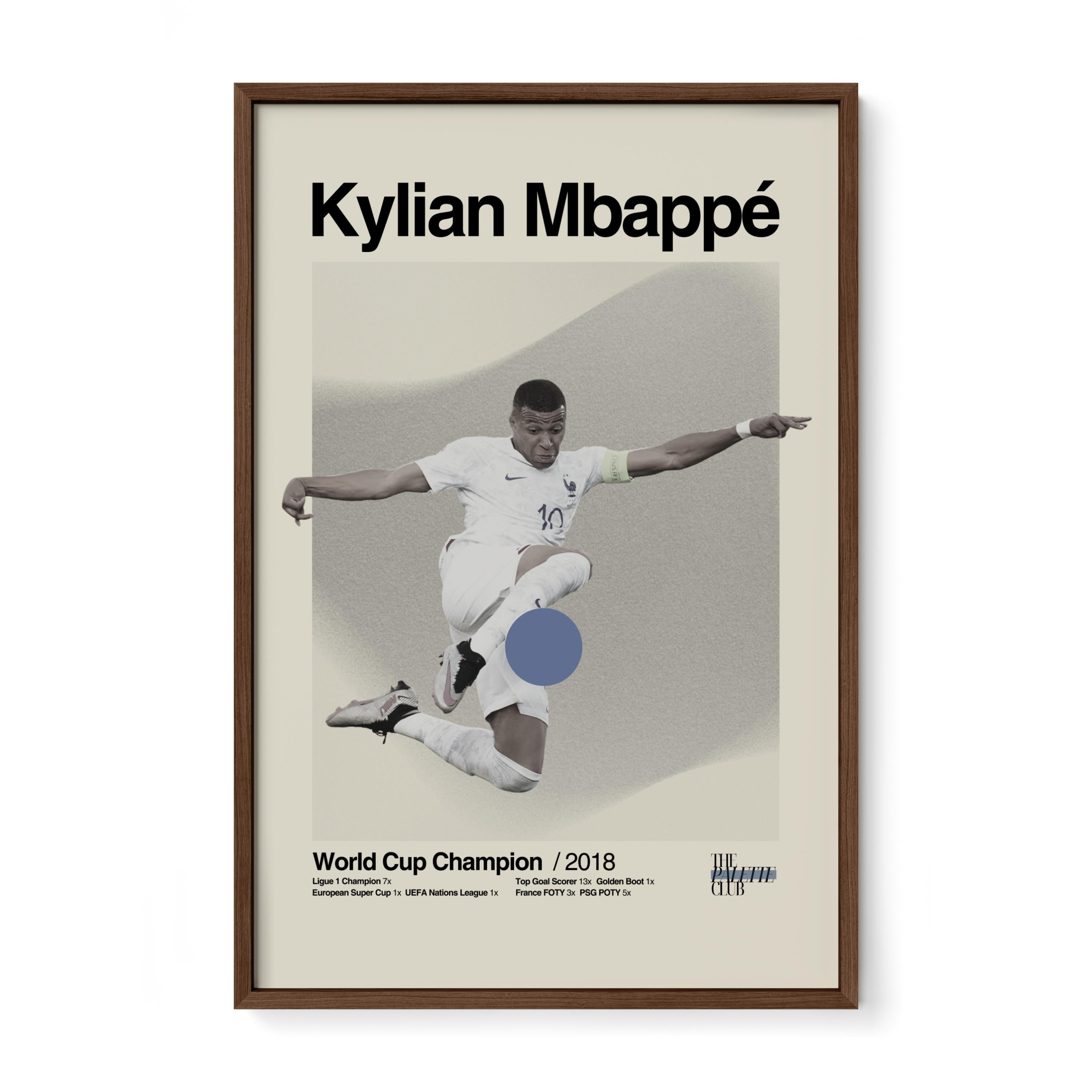 Kylian Mbappé France World Cup Print v1