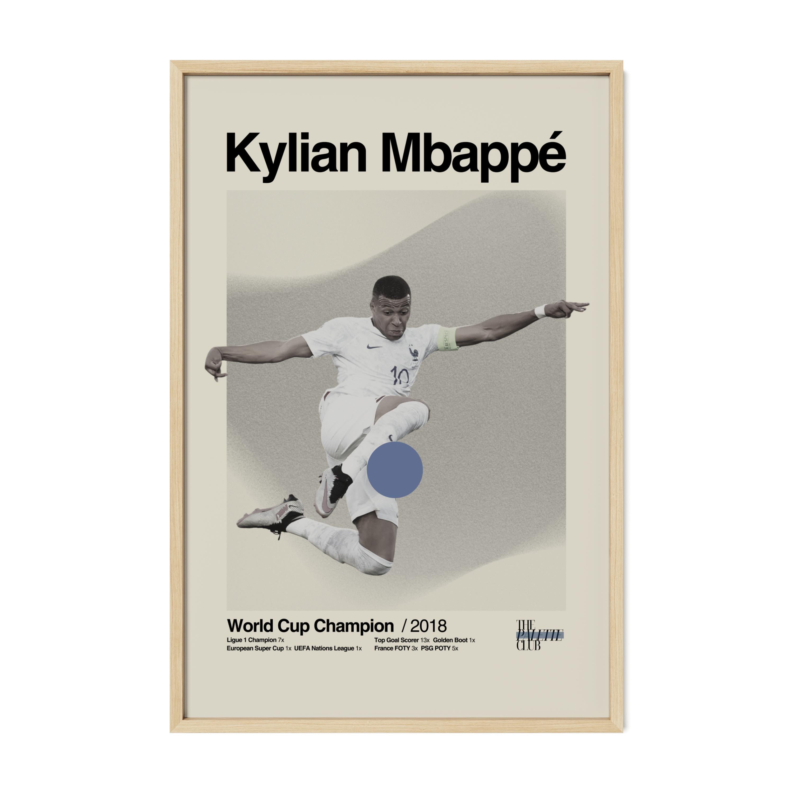 Kylian Mbappé France World Cup Print v1