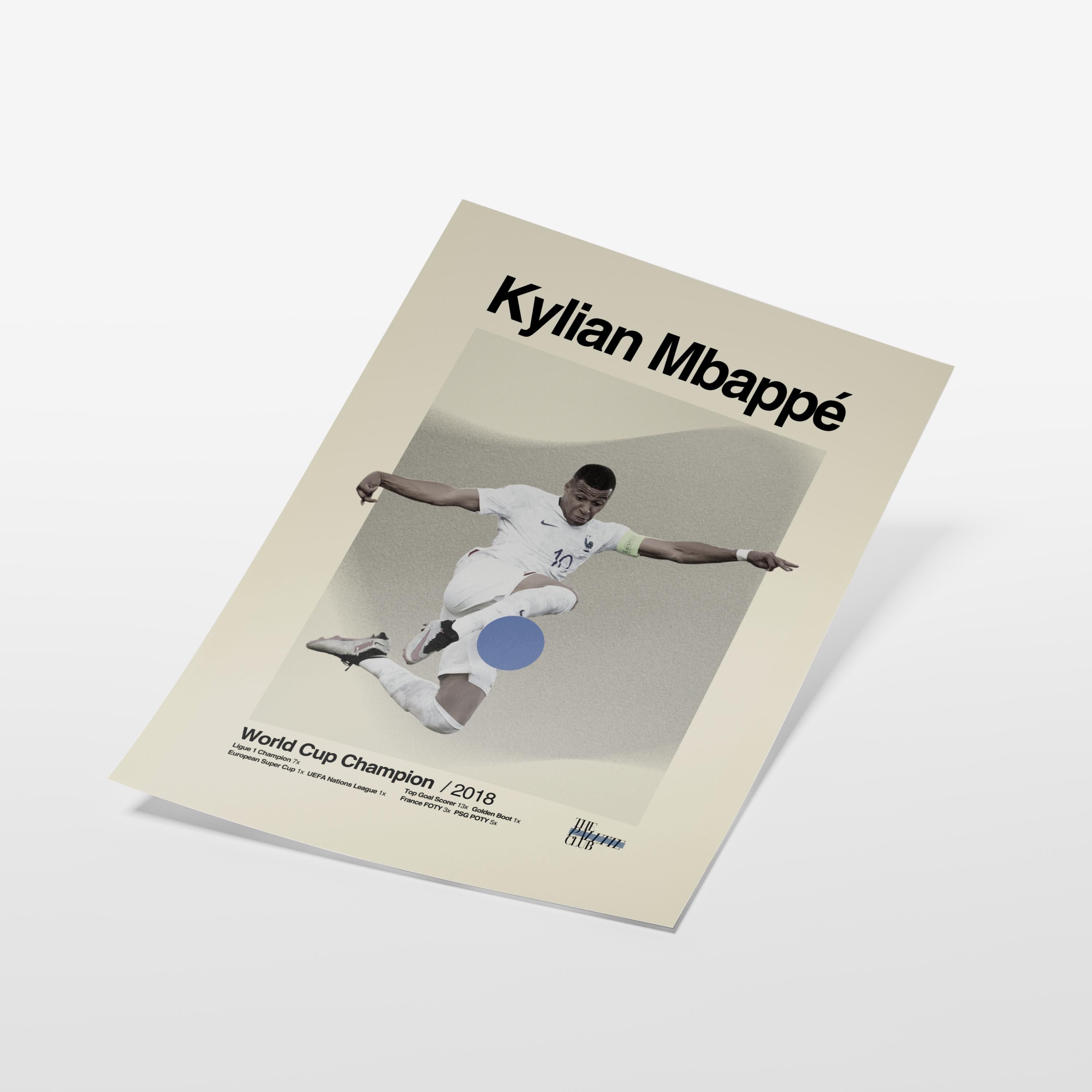 Kylian Mbappé France World Cup Print v1