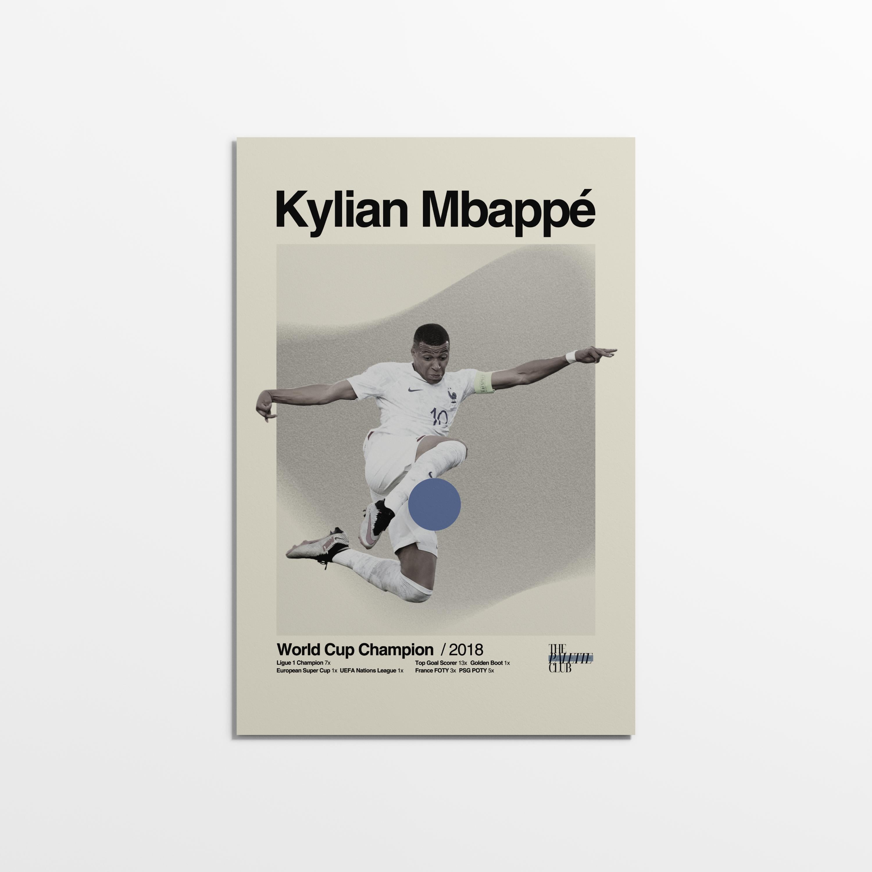 Kylian Mbappé France World Cup Print v1