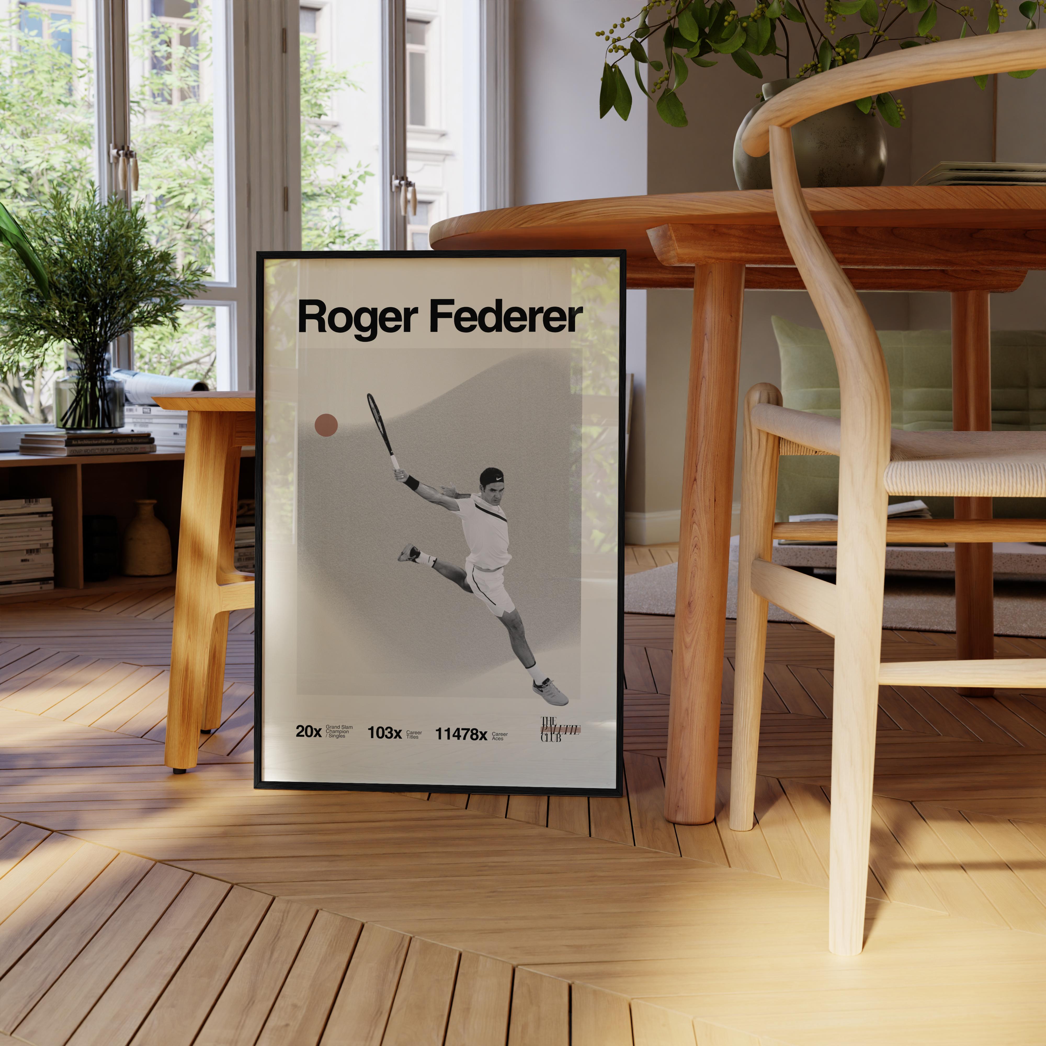 Roger Federer Print v4