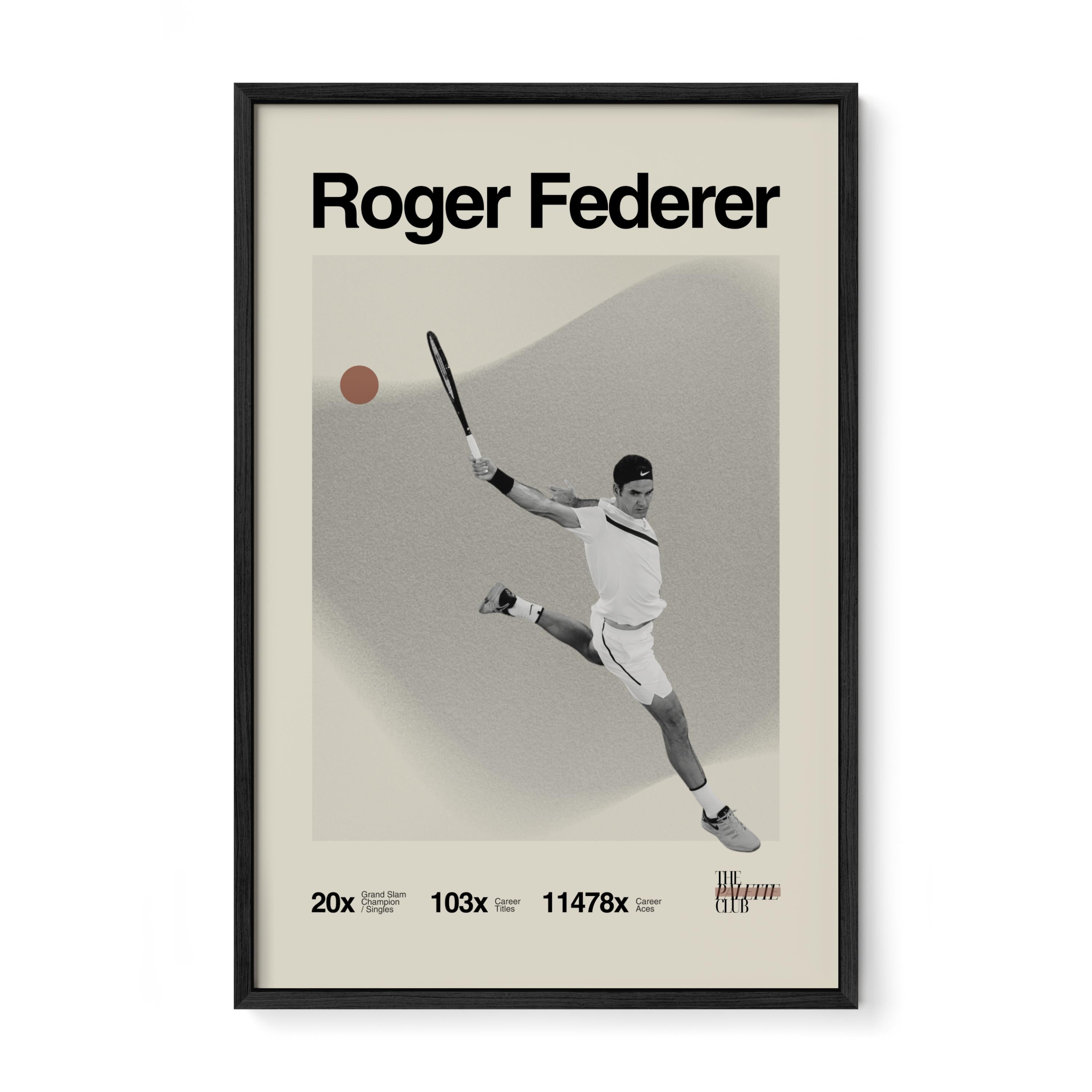 Roger Federer Print v4