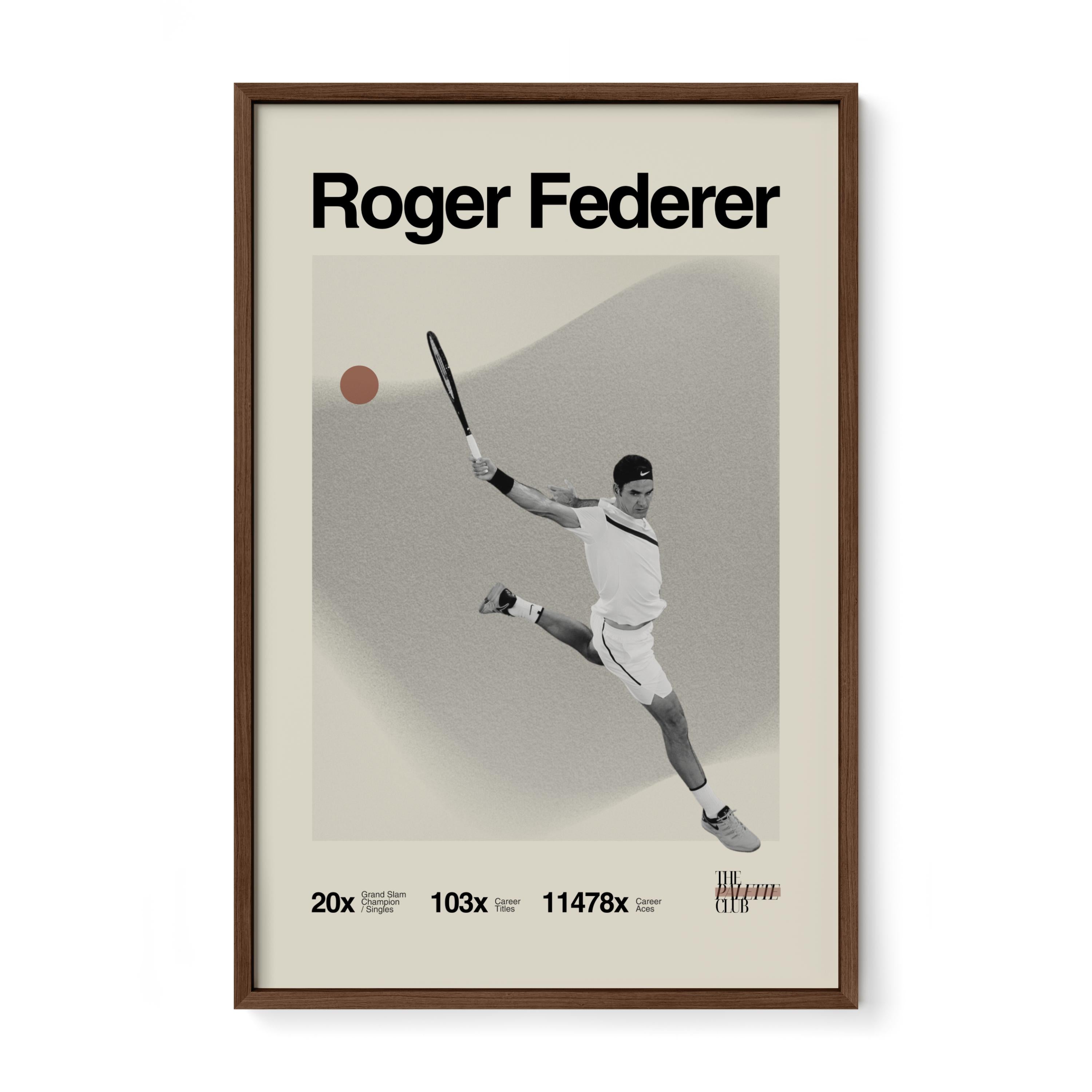 Roger Federer Print v4