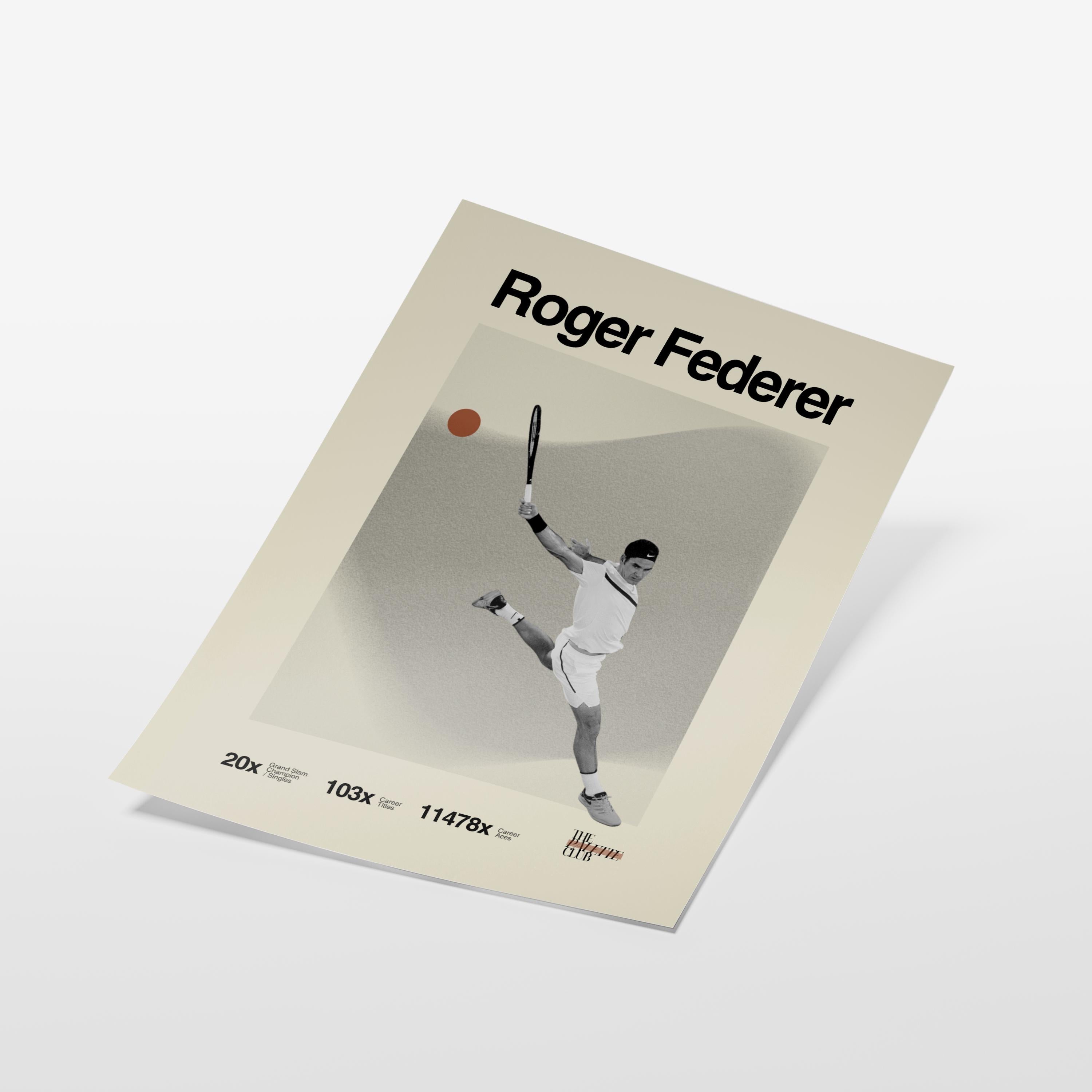 Roger Federer Print v4