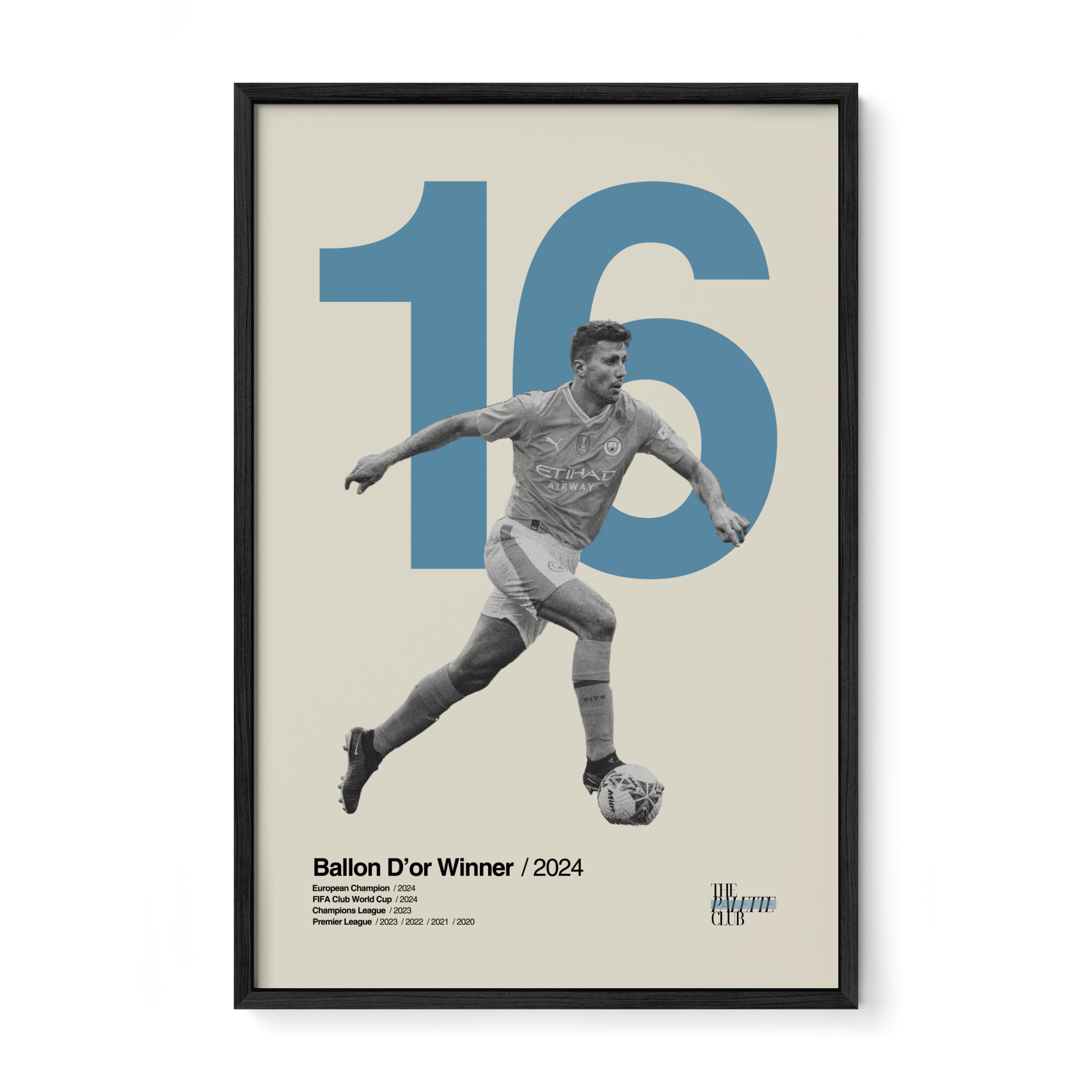 Rodri "16" Manchester City Print