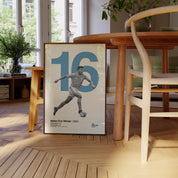 Rodri "16" Manchester City Print