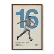 Rodri "16" Manchester City Print