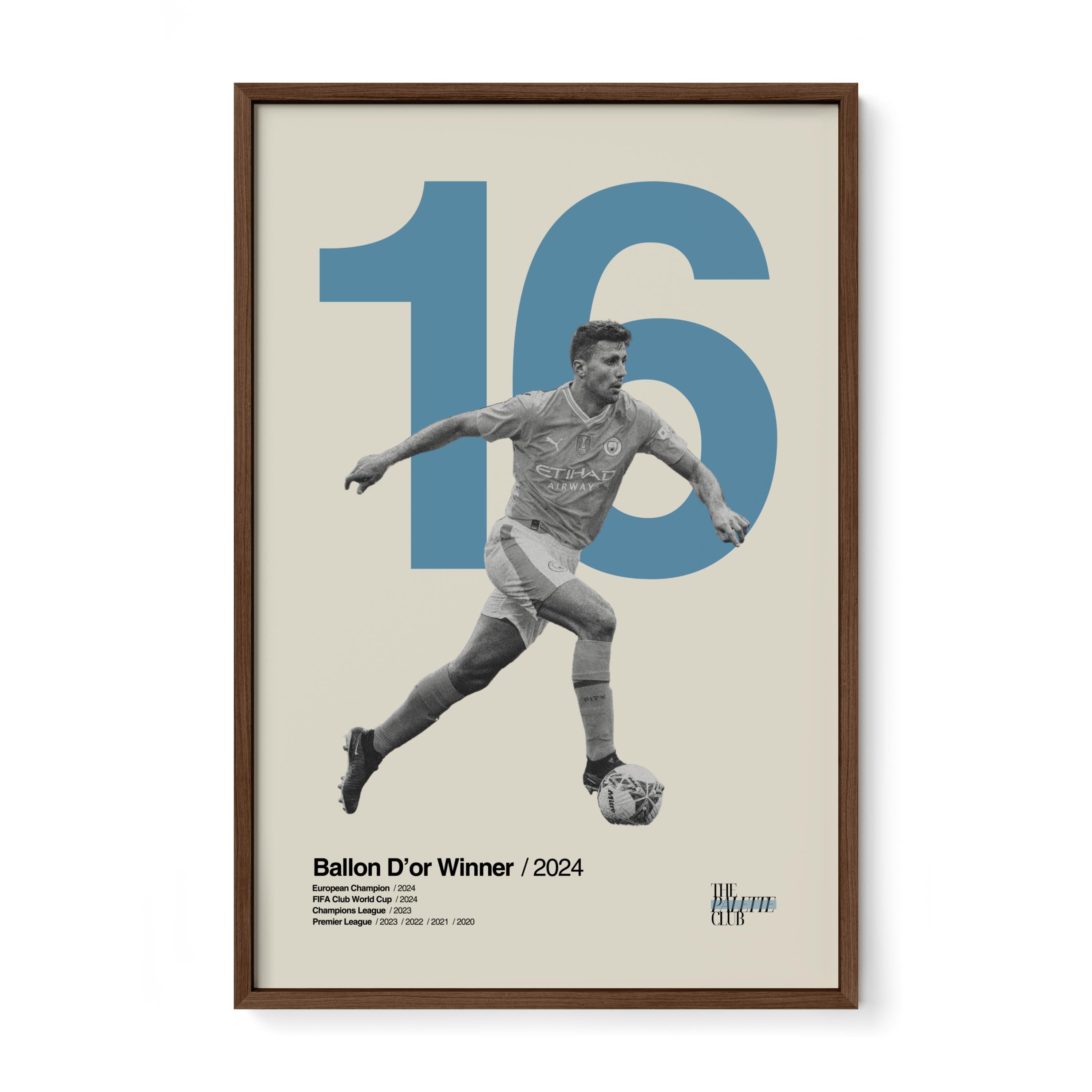 Rodri "16" Manchester City Print