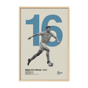Rodri "16" Manchester City Print