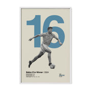 Rodri "16" Manchester City Print