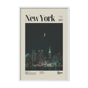 New York City Nighttime Skyline Print