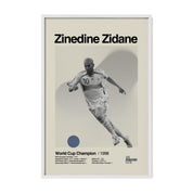 Zinedine Zidane France World Cup Print v1