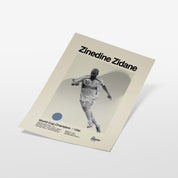 Zinedine Zidane France World Cup Print v1