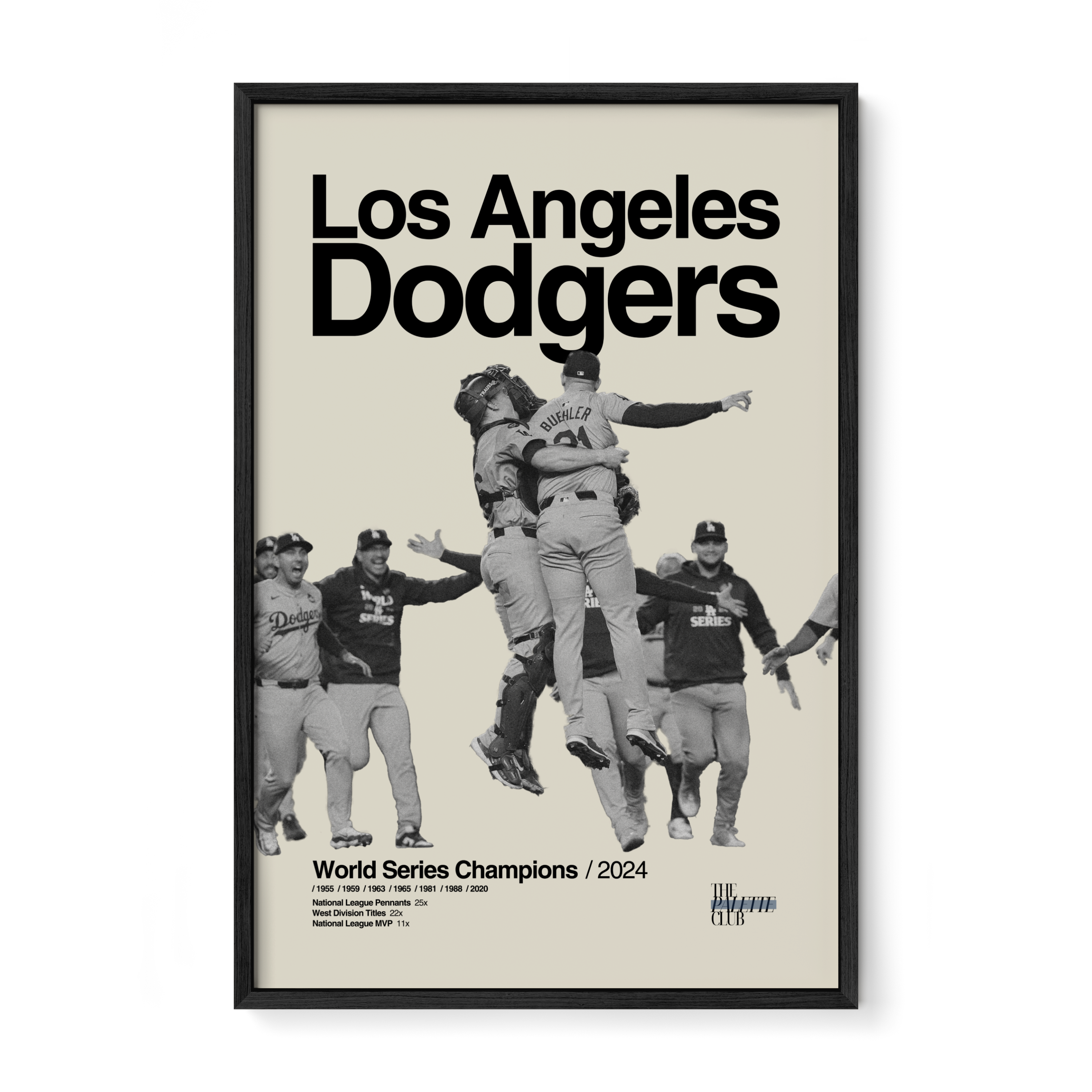 LA Dodgers 2024 World Series Celebration Poster 3